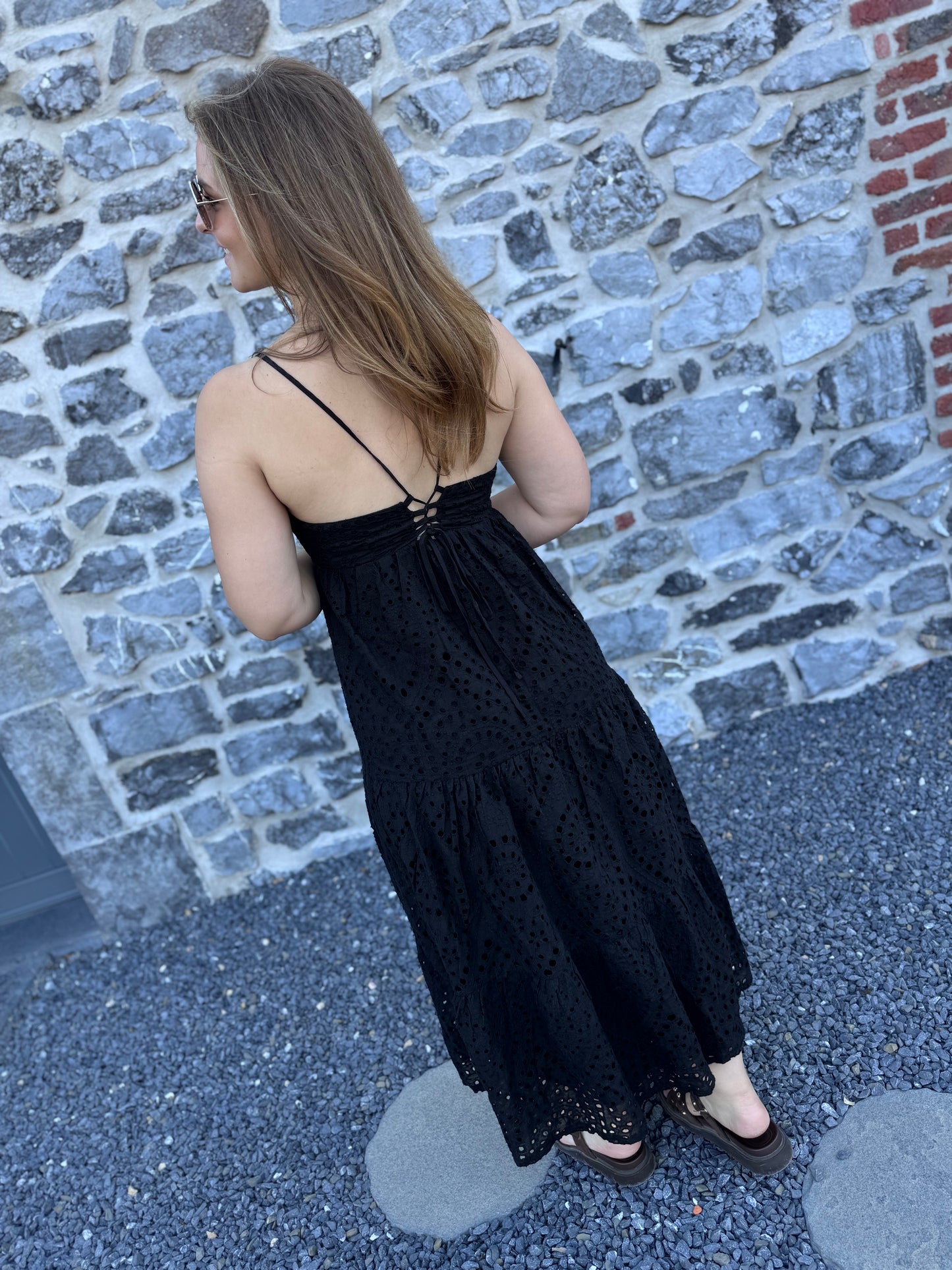 ROBE ALBANE - NOIR