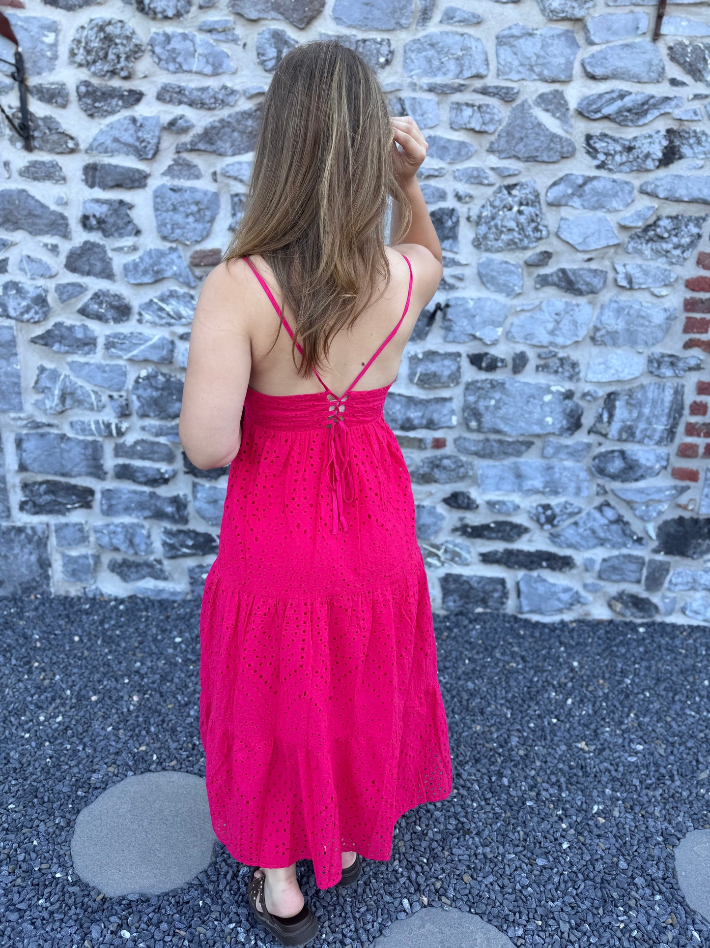 ROBE ALBANE - FUCHSIA