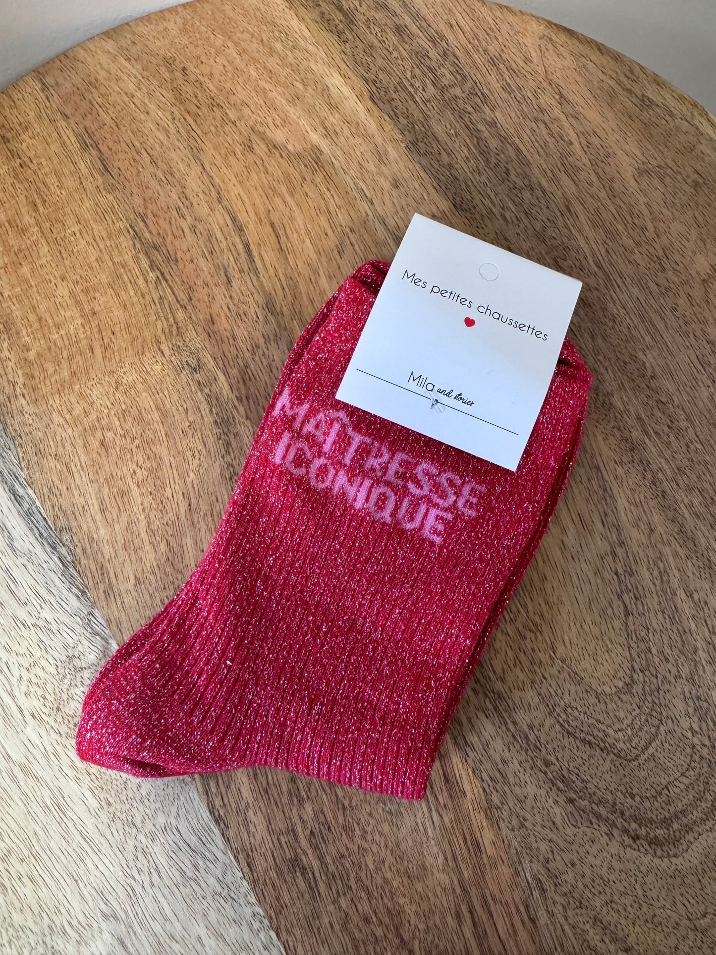 CHAUSSETTES A PAILLETTES - MAÎTRESSE ICONIQUE