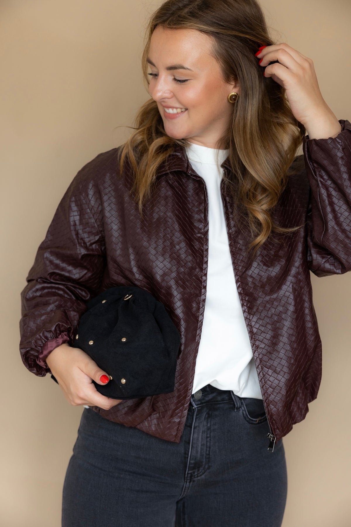 VESTE LYSON - Bordeaux