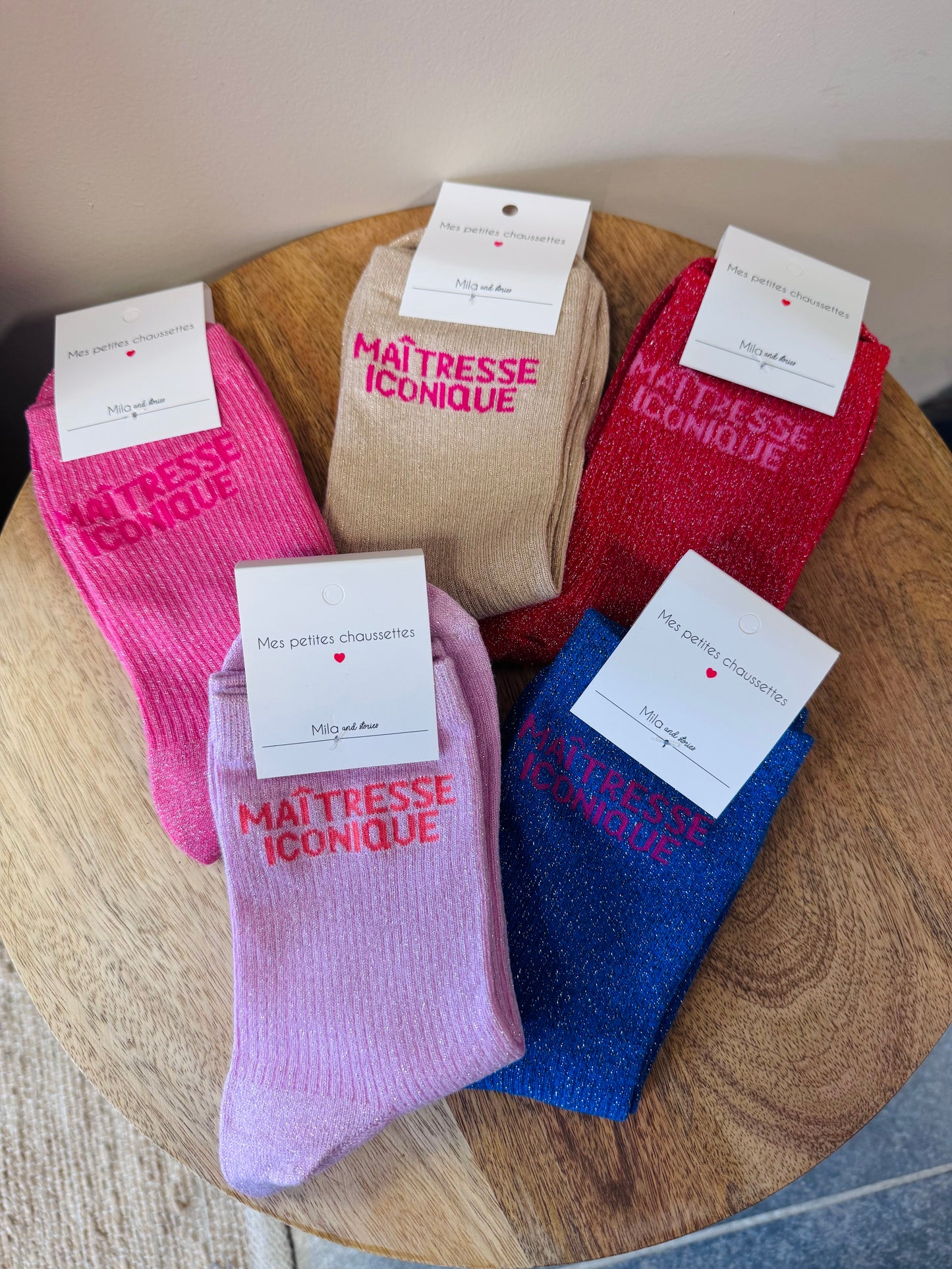 CHAUSSETTES A PAILLETTES - MAÎTRESSE ICONIQUE