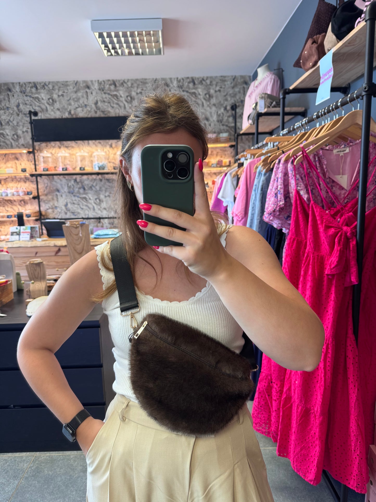 SAC BANANE - MARRON
