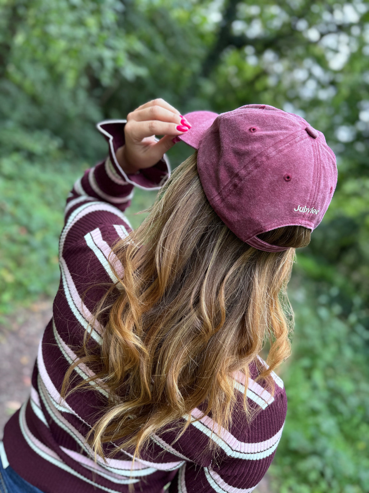 CASQUETTE AMOUR - Bordeaux