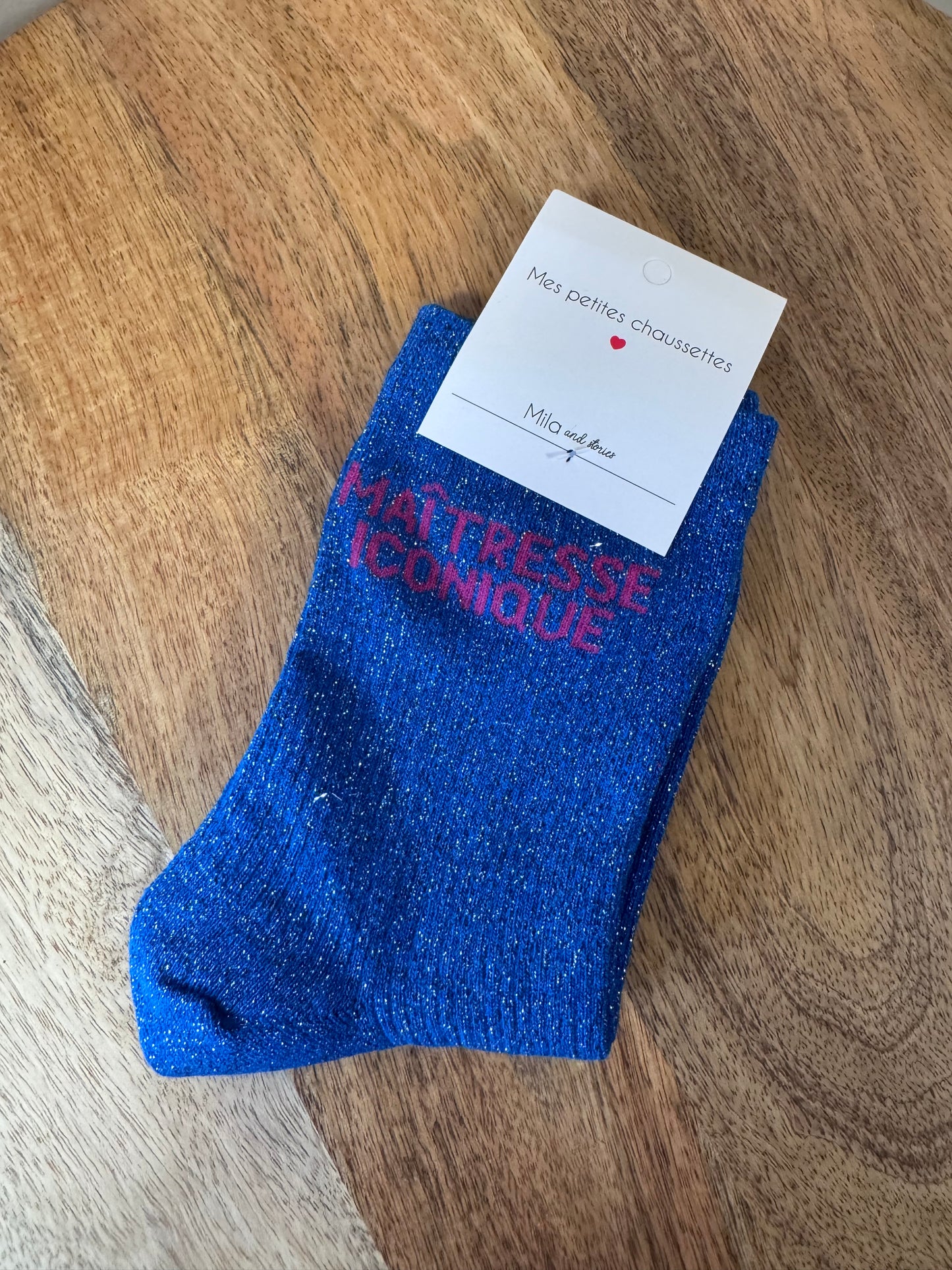 CHAUSSETTES A PAILLETTES - MAÎTRESSE ICONIQUE
