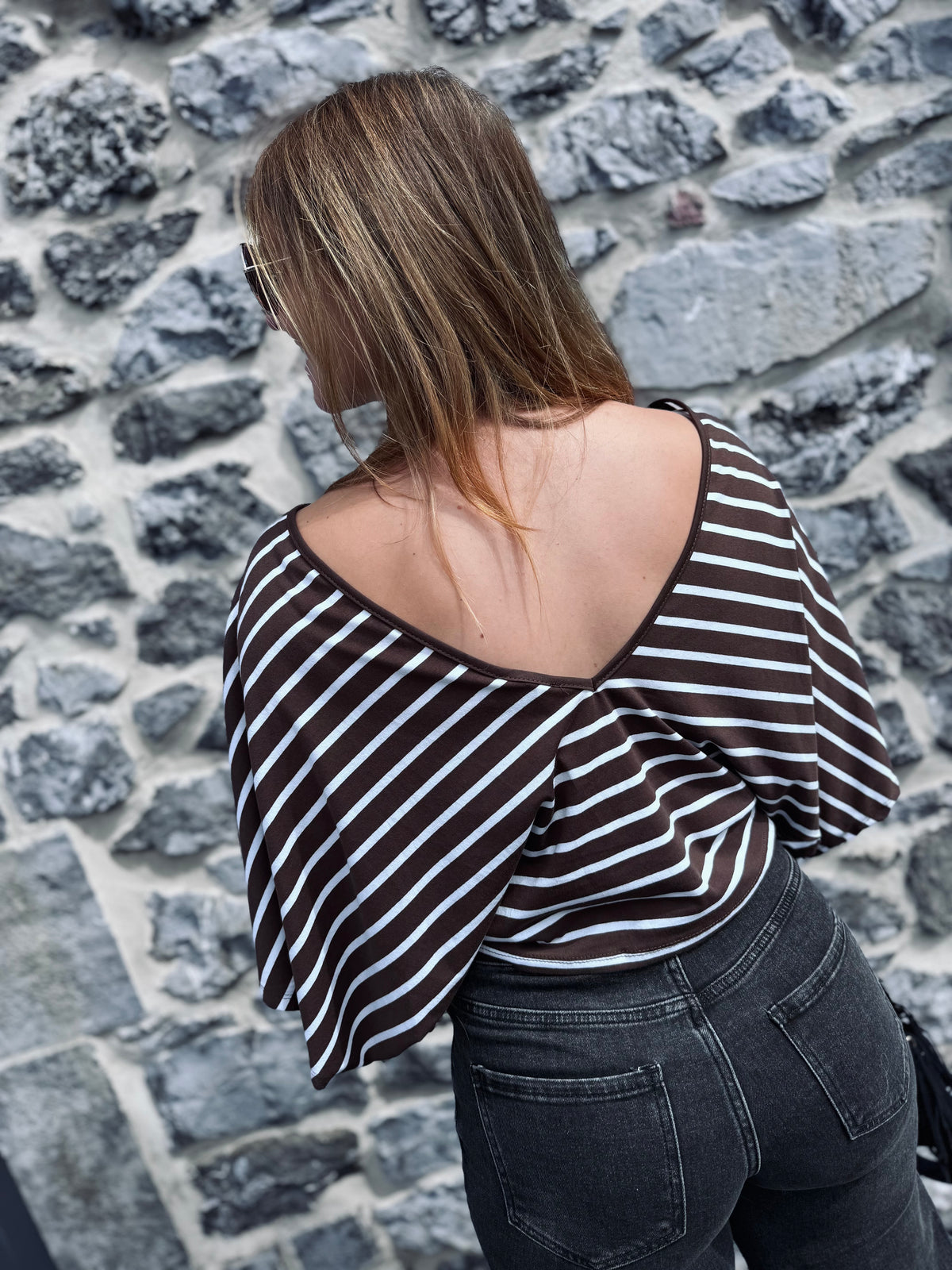 BLOUSE ADÈLE - Chocolat