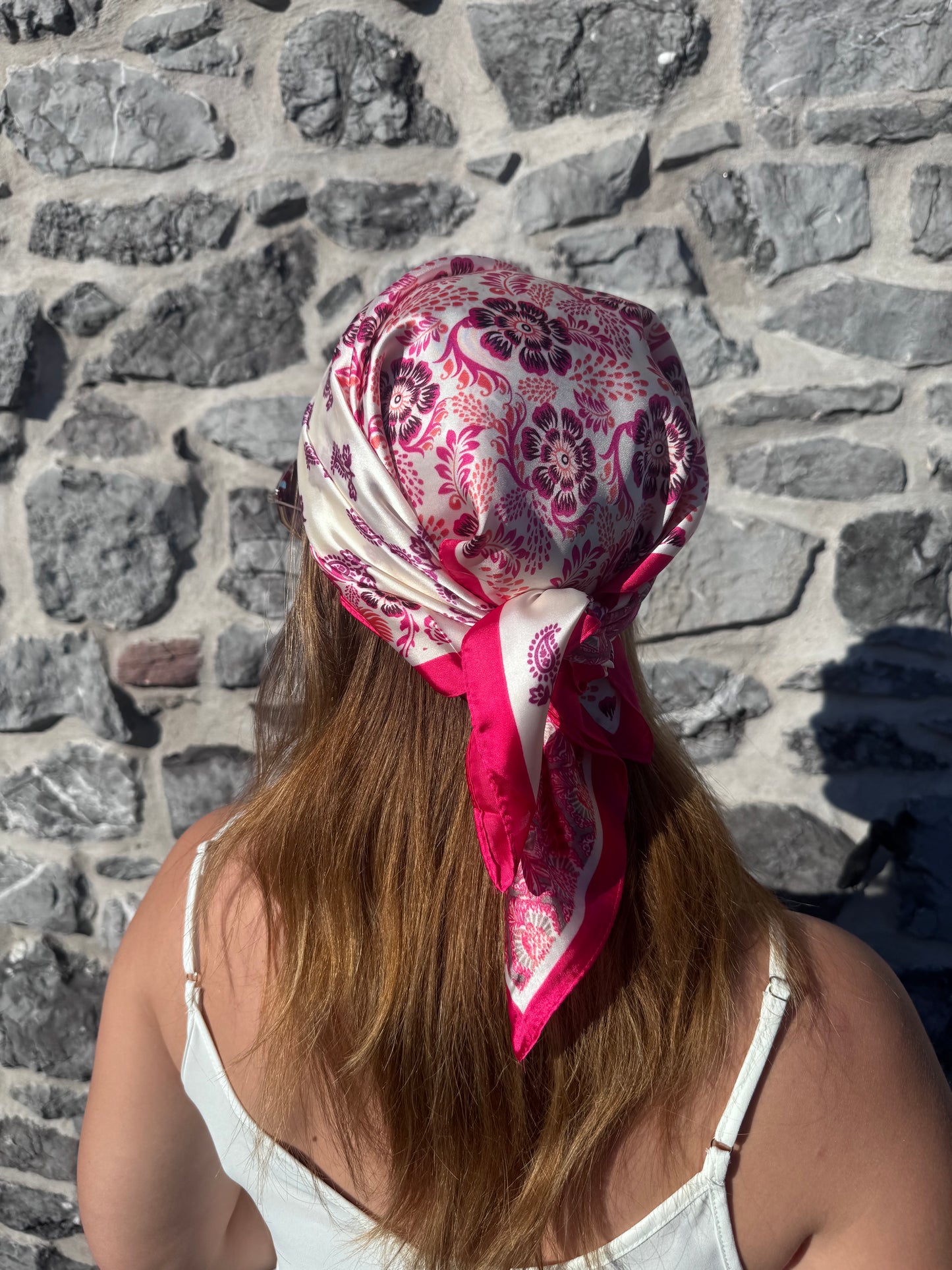 FOULARD MILO - ROSE