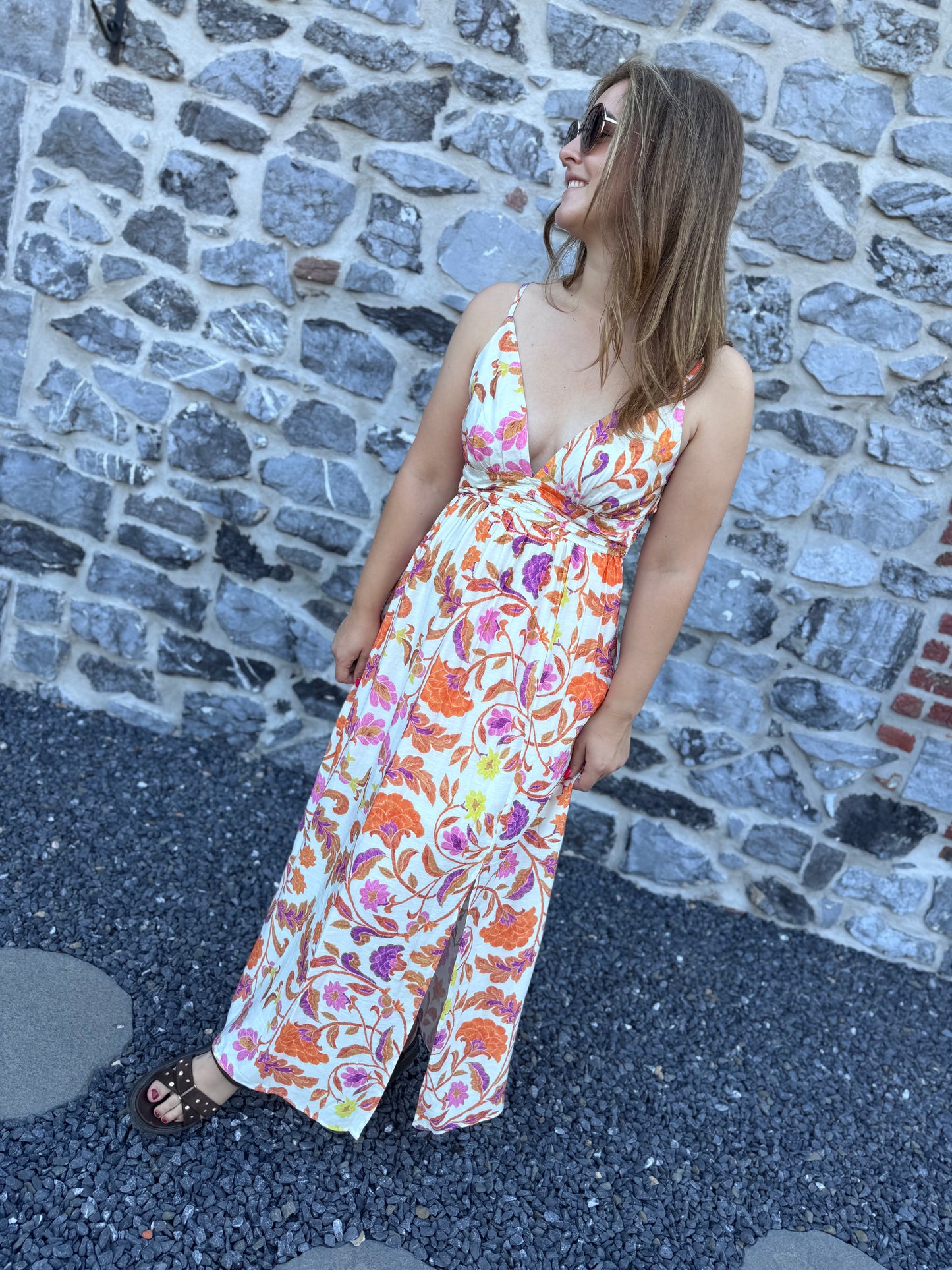 ROBE EVY - ORANGE