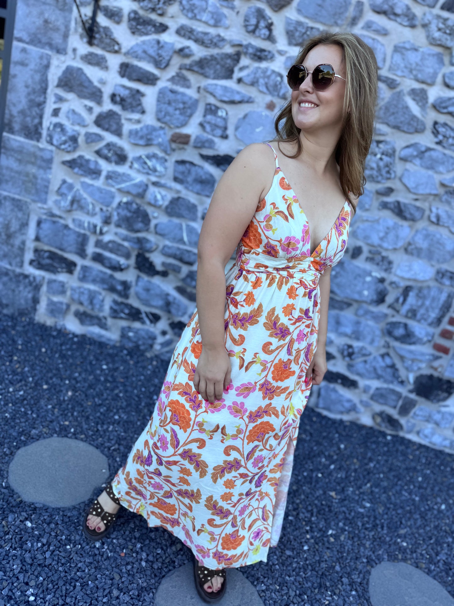 ROBE EVY - ORANGE