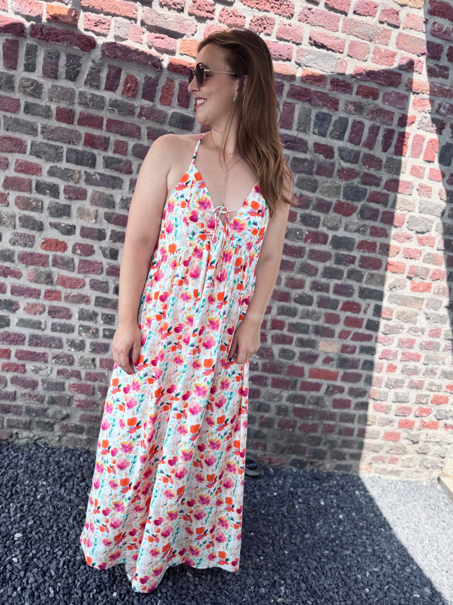Robe longue Lana - Orange