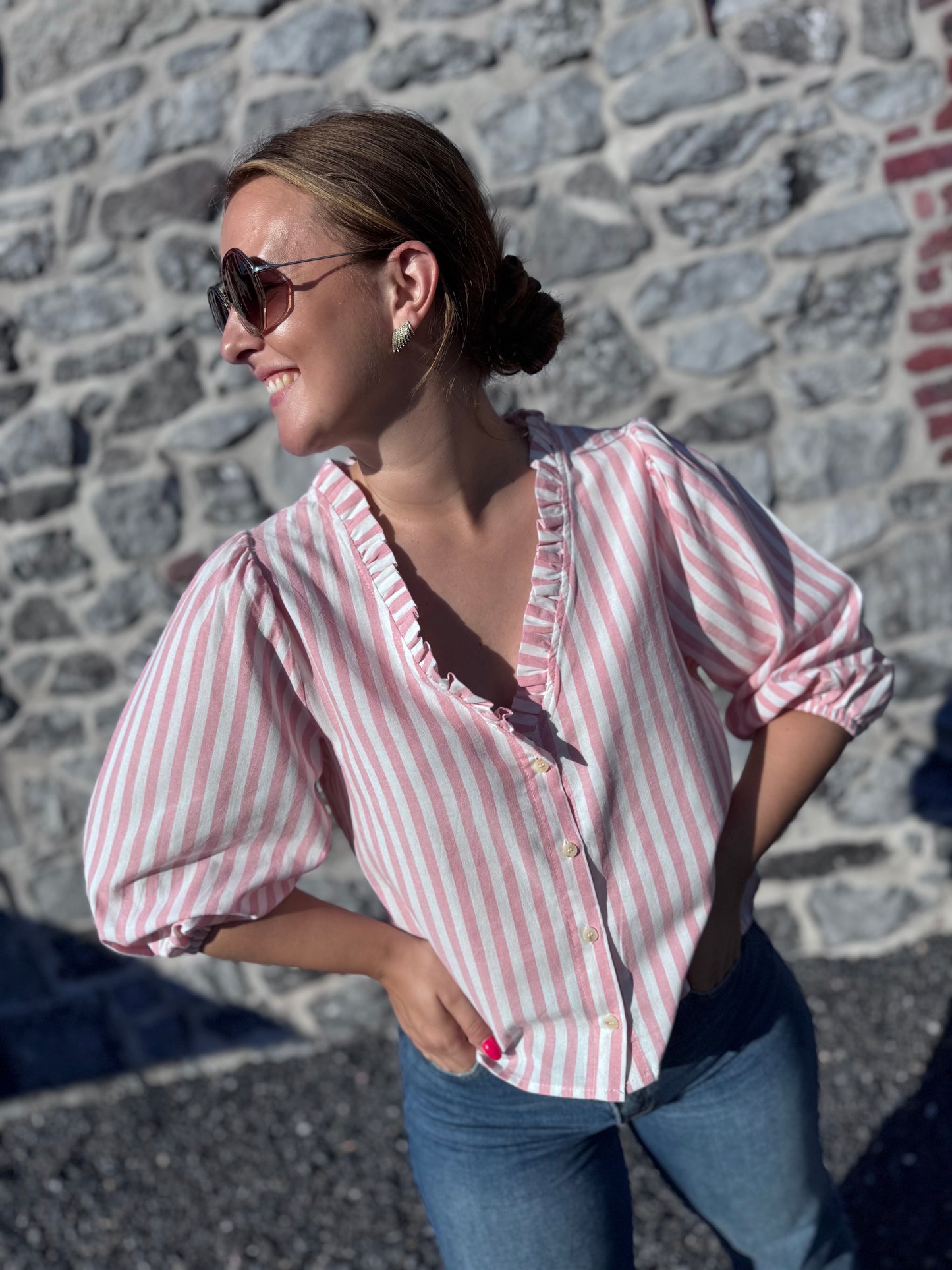 BLOUSE MAELLA - ROSE