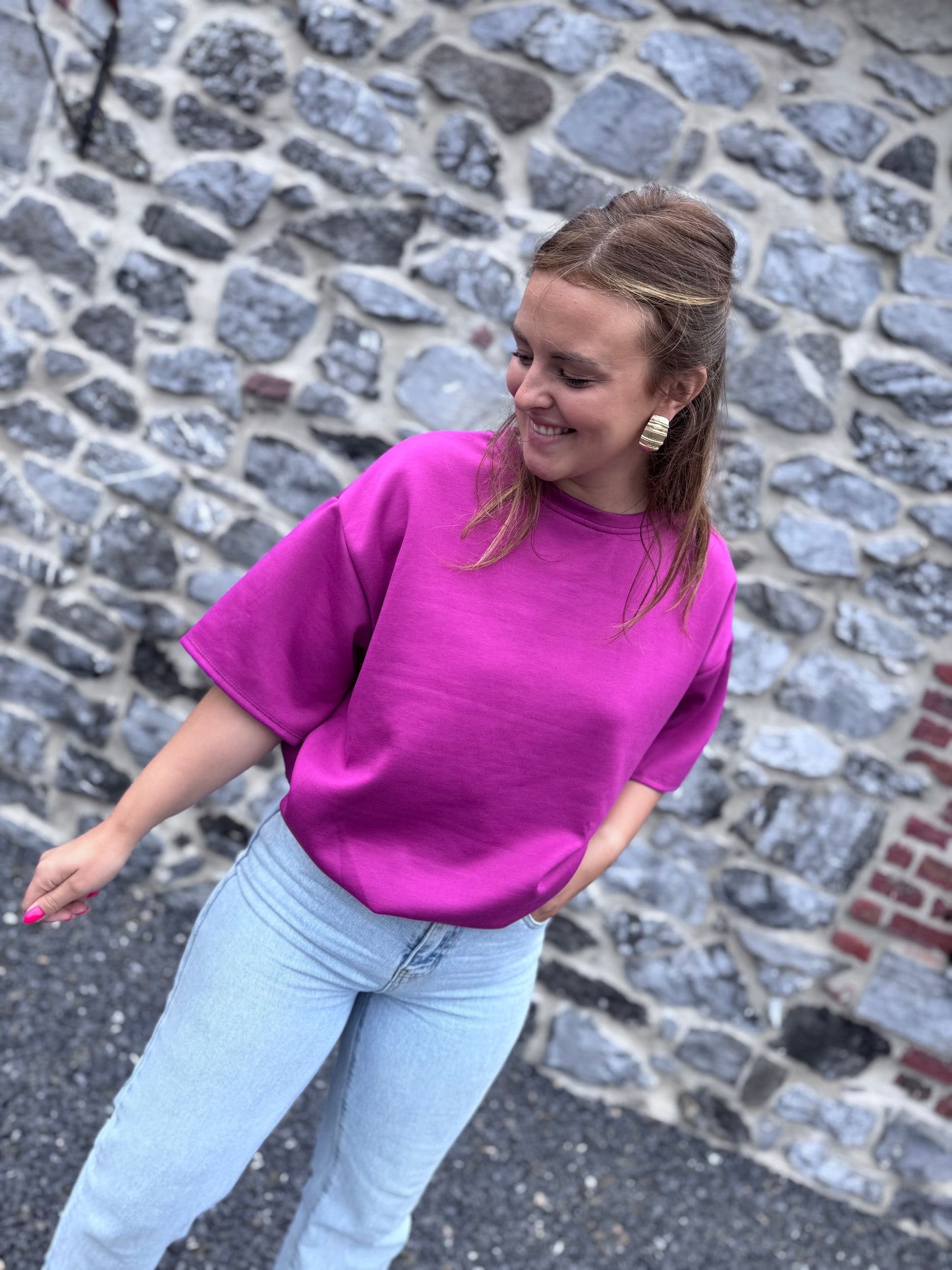 T-SHIRT DALIA - T-shirt violet