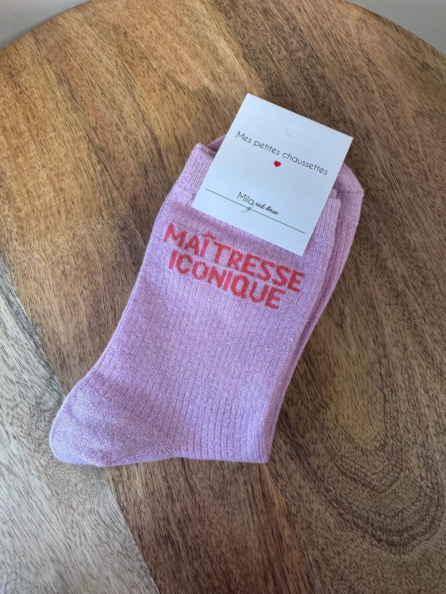 CHAUSSETTES A PAILLETTES - MAÎTRESSE ICONIQUE