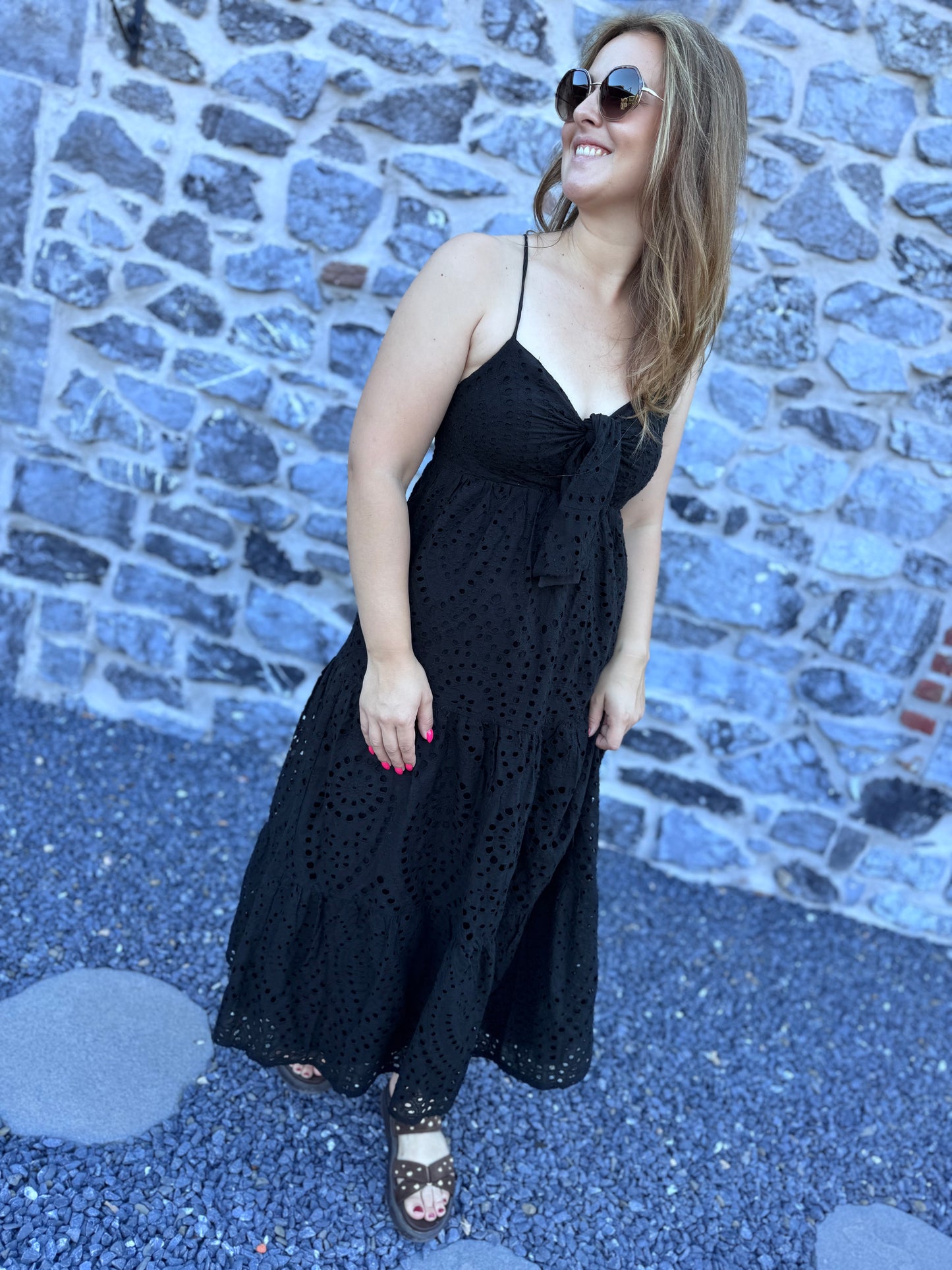 ROBE ALBANE - NOIR