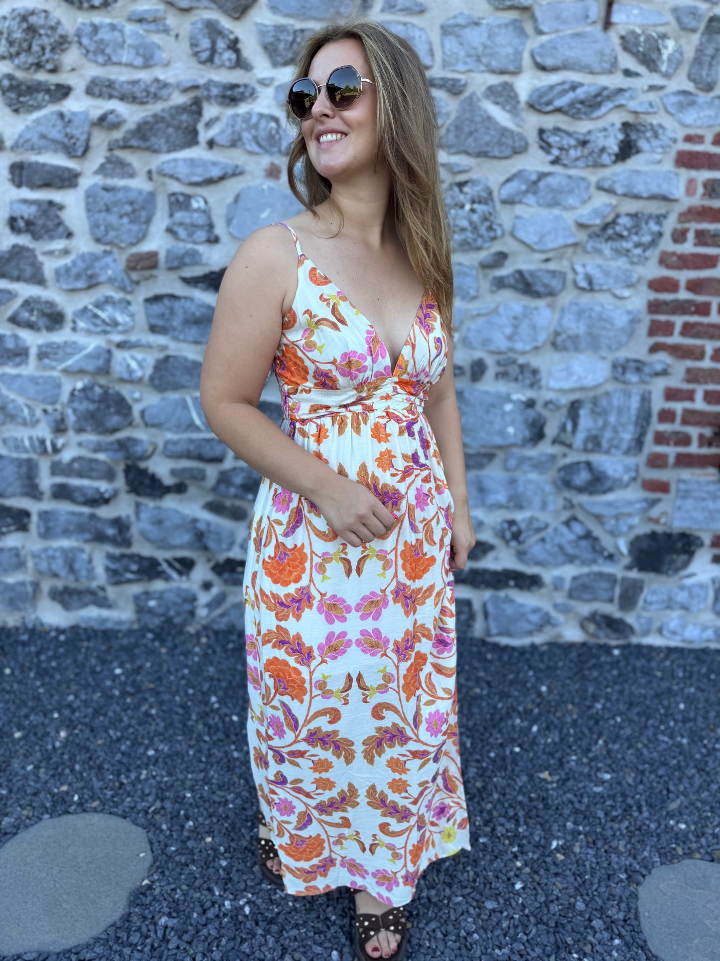 ROBE EVY - ORANGE