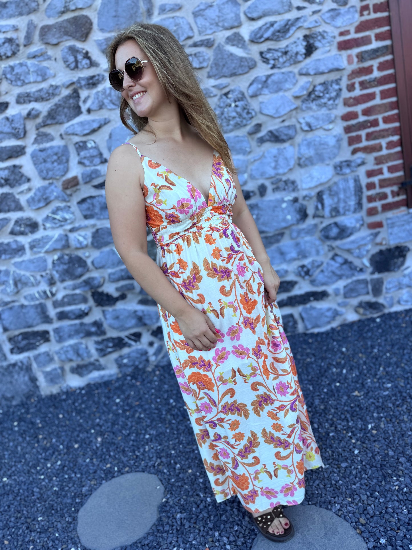 ROBE EVY - ORANGE