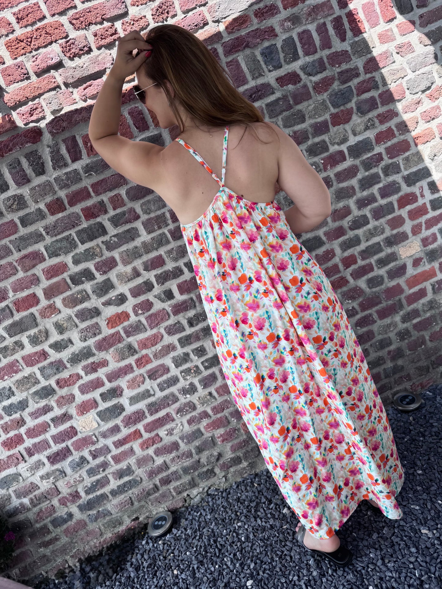 Robe longue Lana - Orange