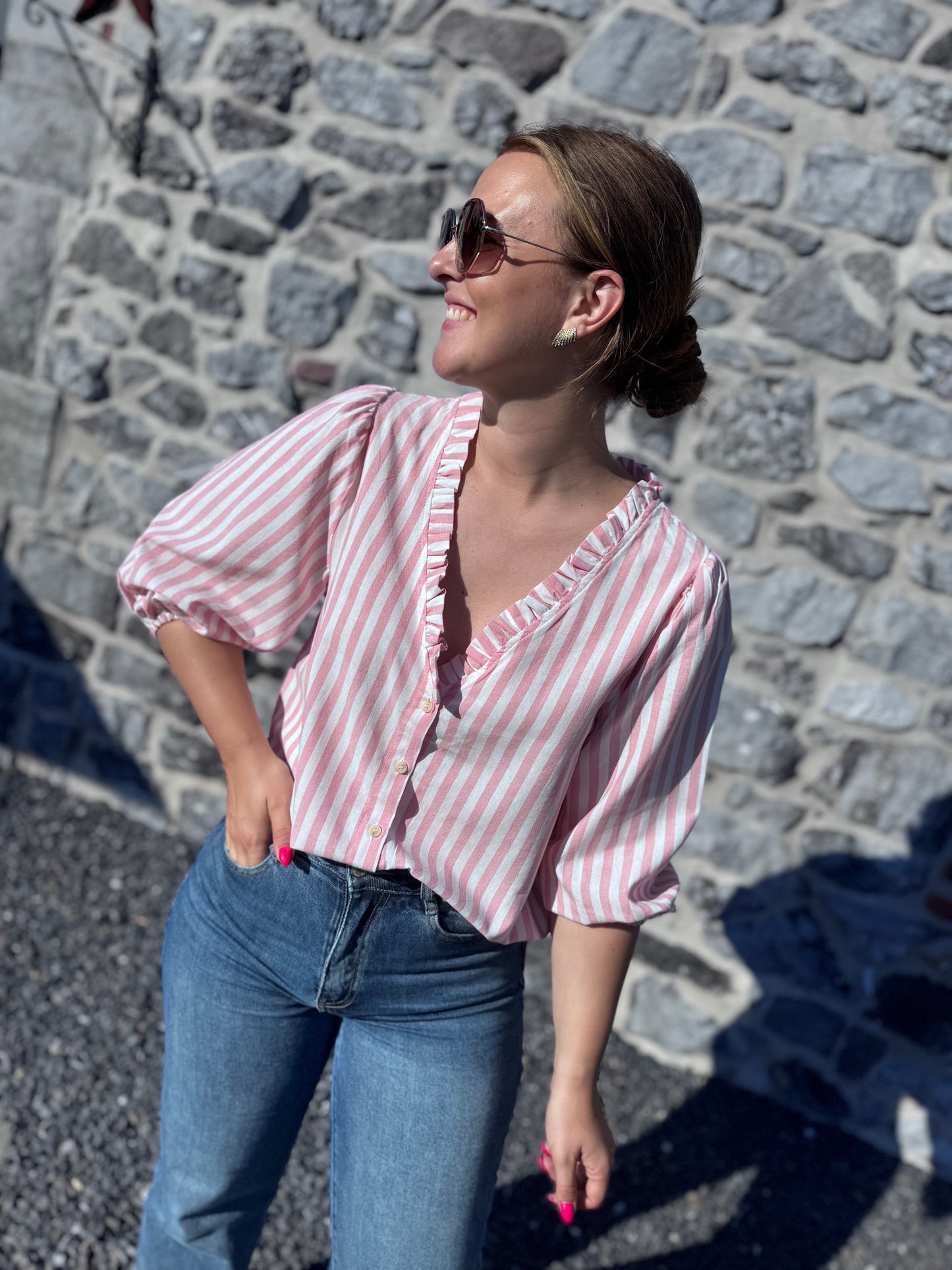 BLOUSE MAELLA - ROSE