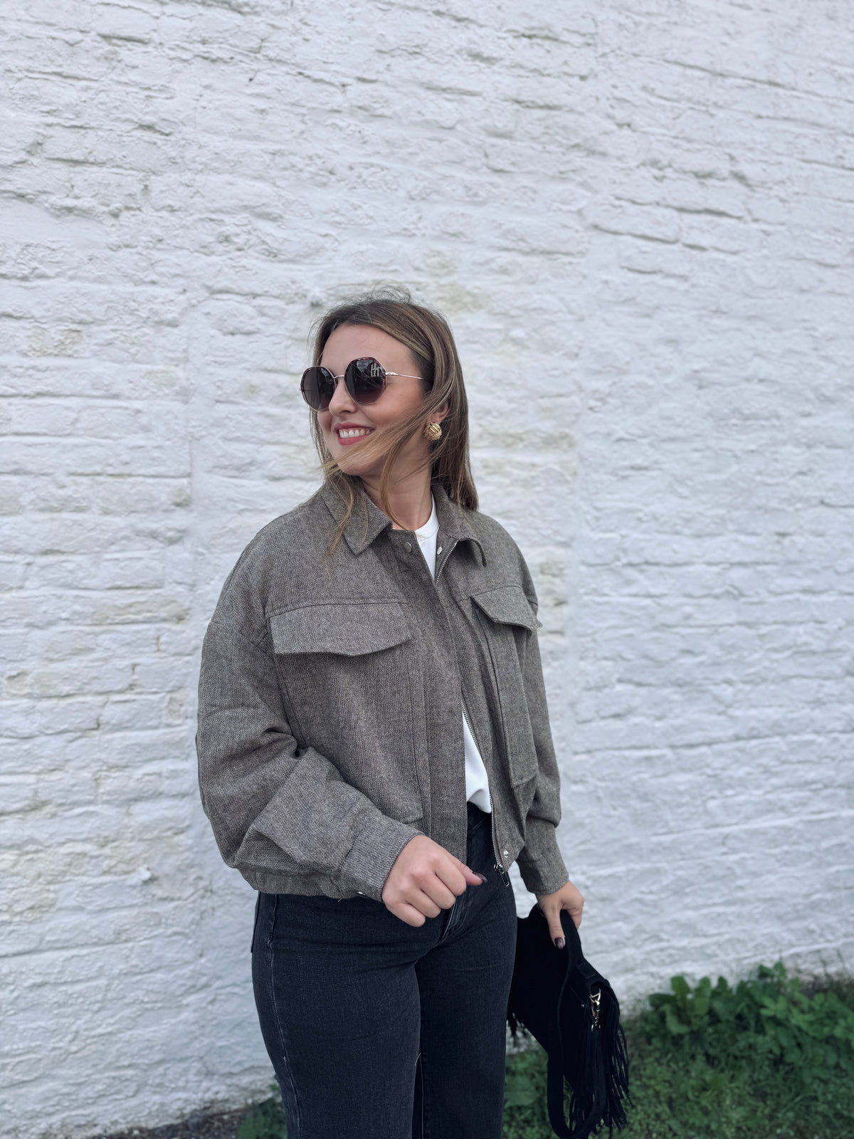 VESTE SELENA - Marron