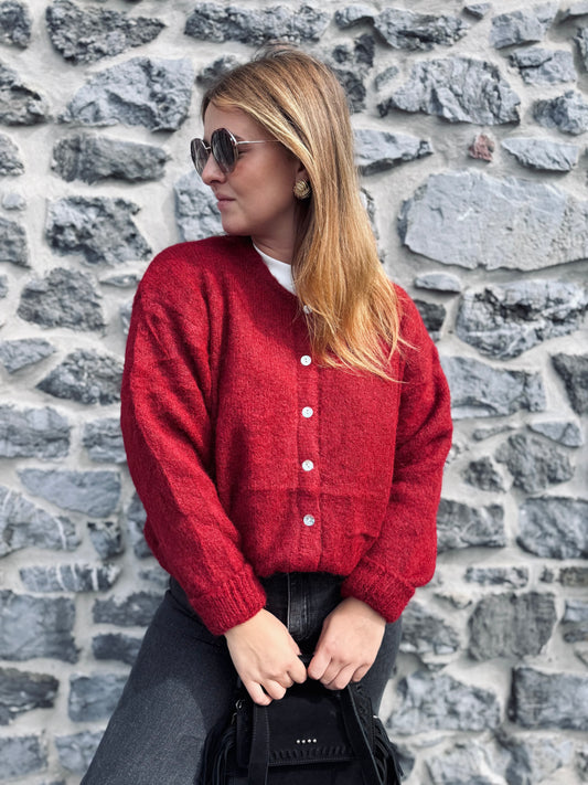 GILET LÉON - Rouge
