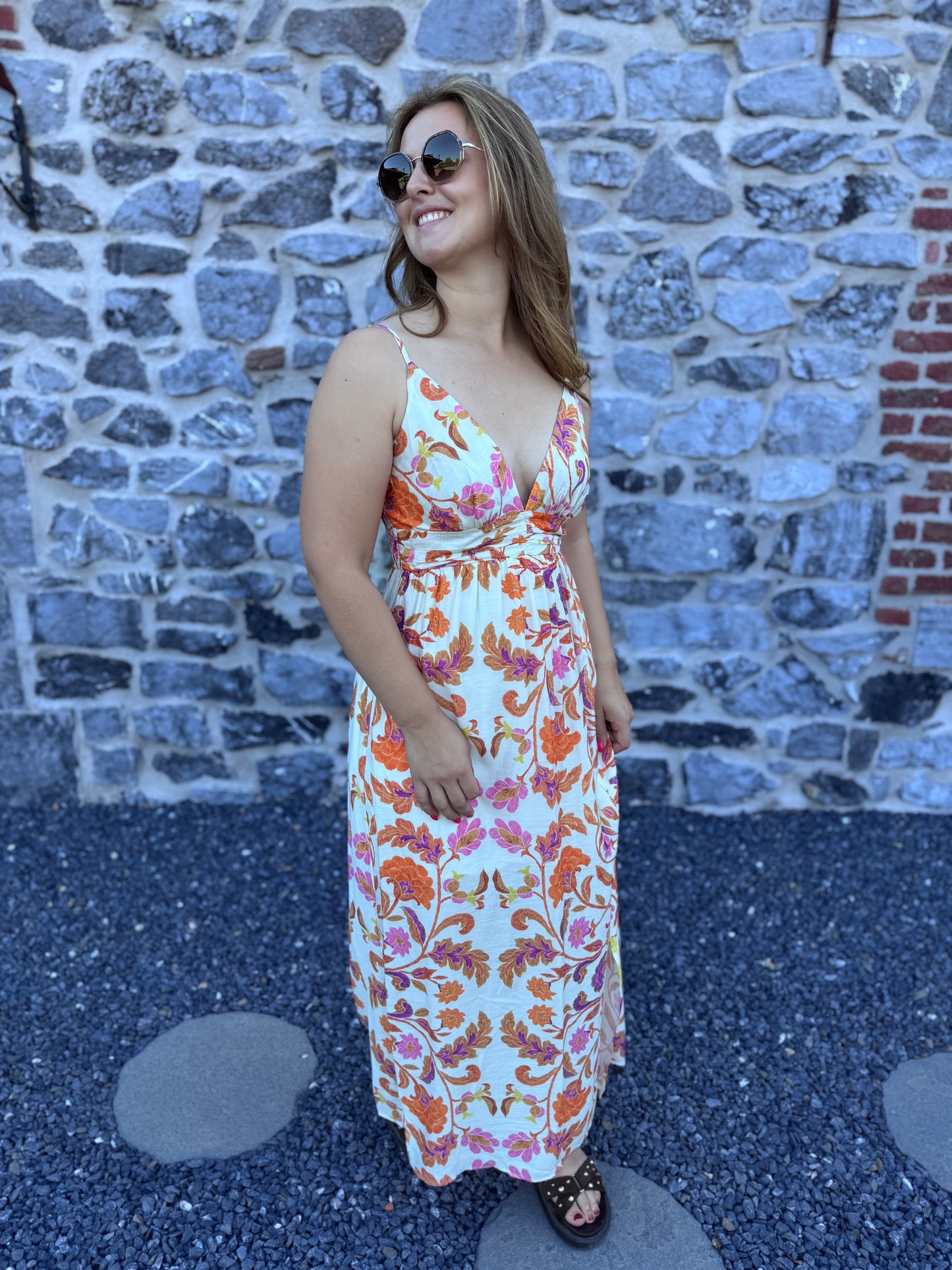 ROBE EVY - ORANGE