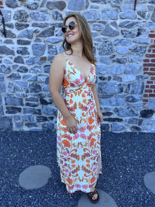 ROBE EVY - ORANGE