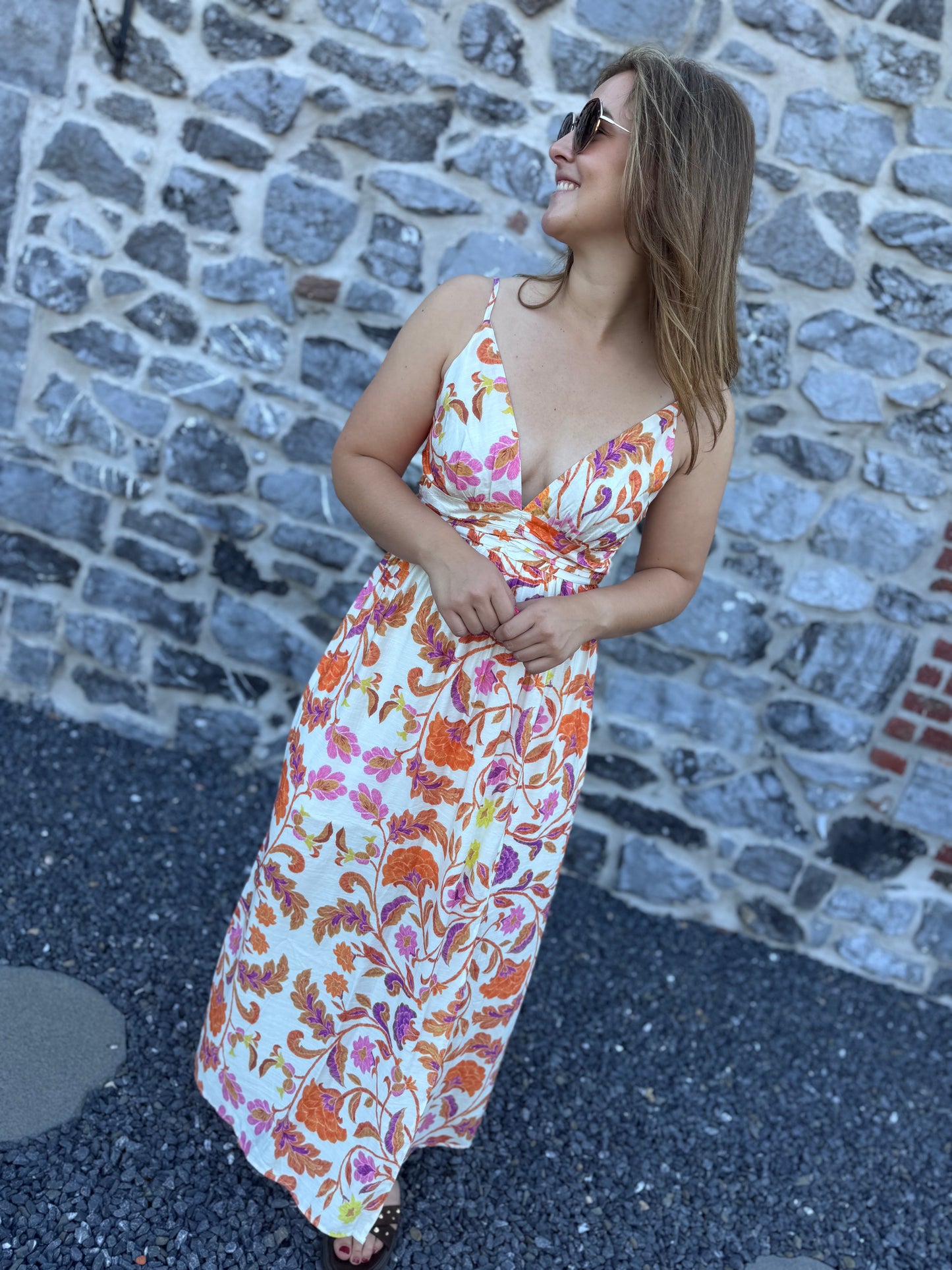 ROBE EVY - ORANGE