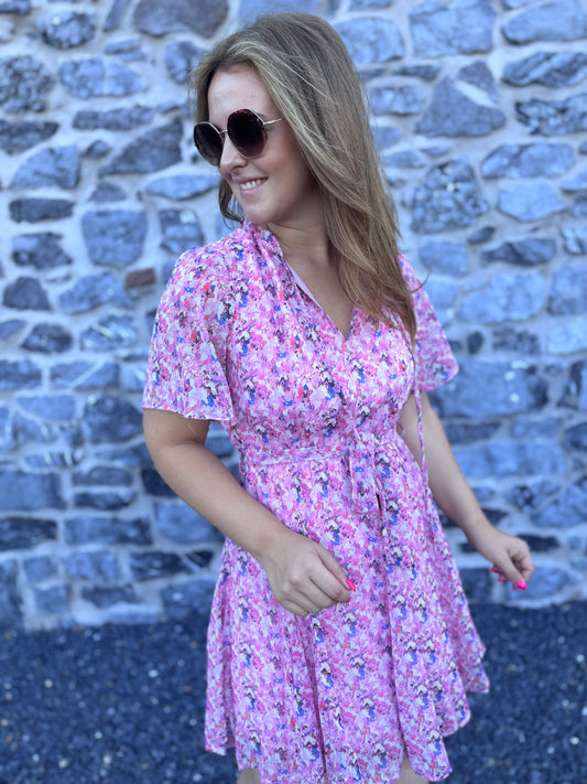 ROBE AMBRE - ROSE