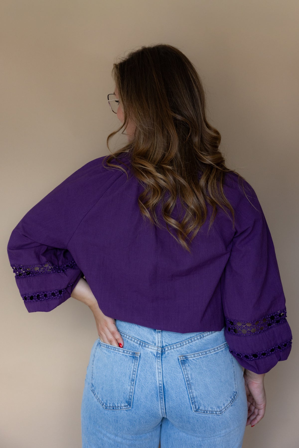 JEANS LOUCA - Bleu clair coupe ballon