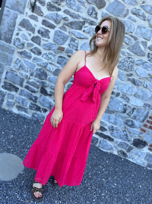 ROBE ALBANE - FUCHSIA