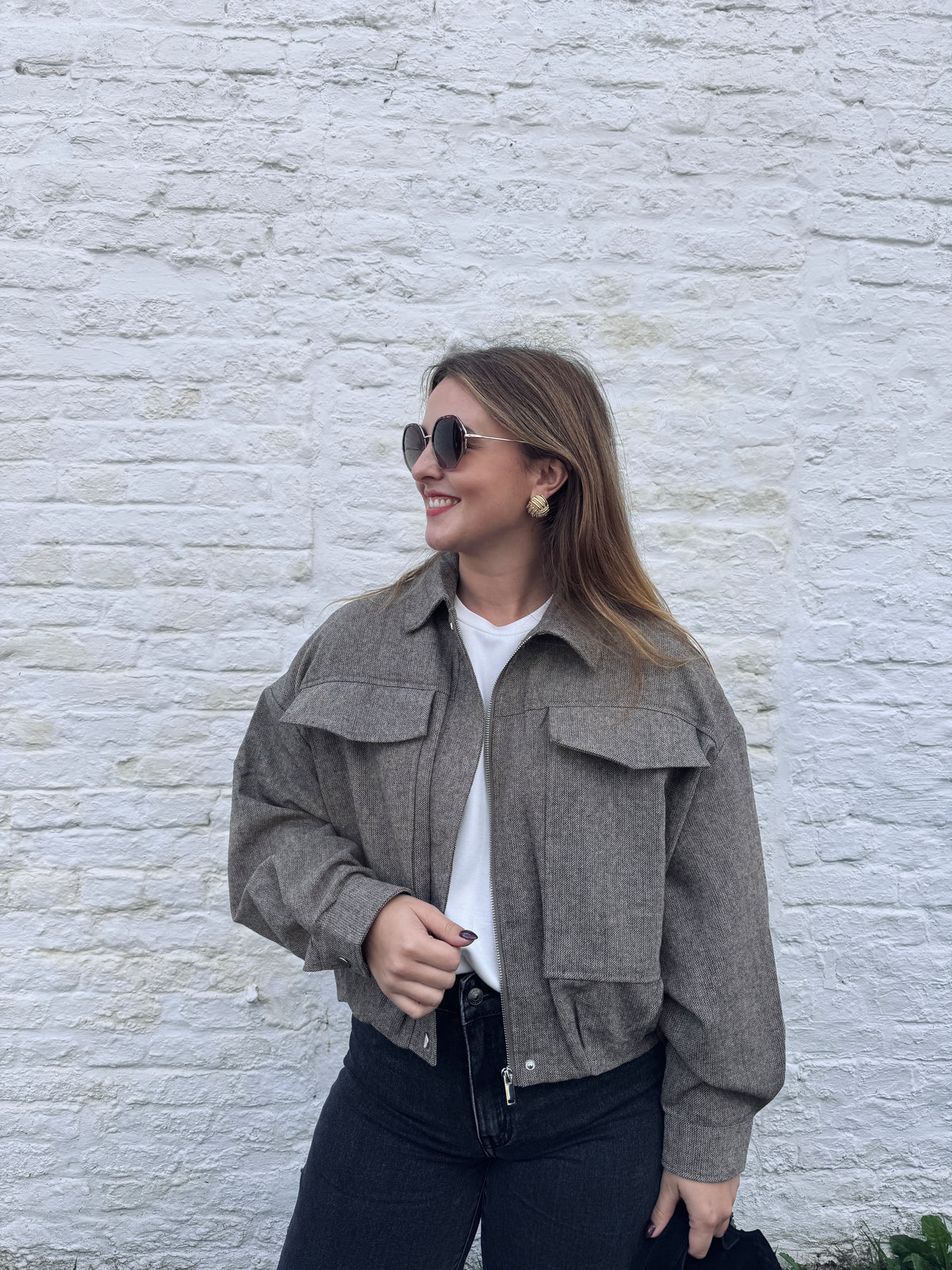 VESTE SELENA - Marron