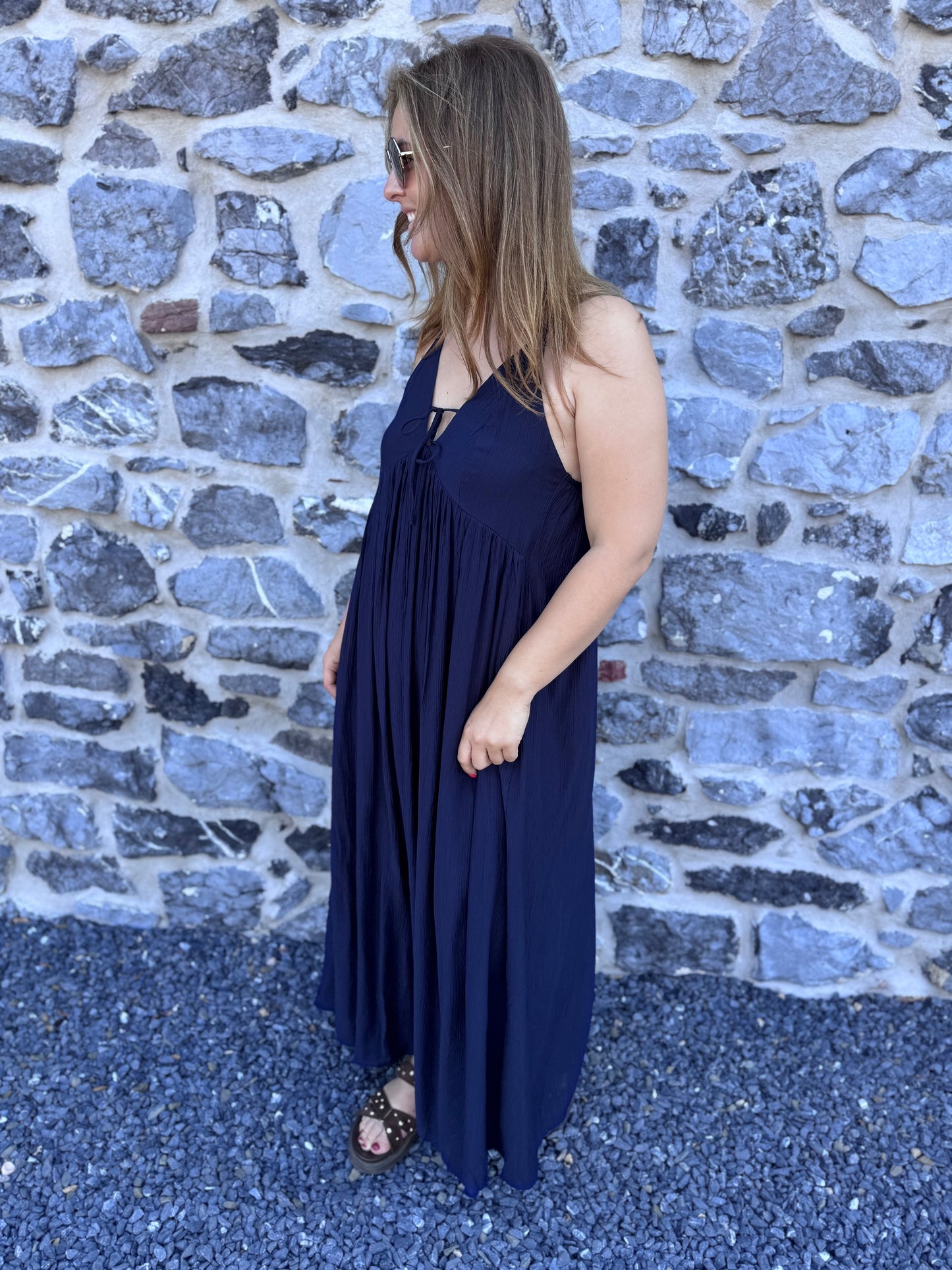 ROBE LANA - BLEU
