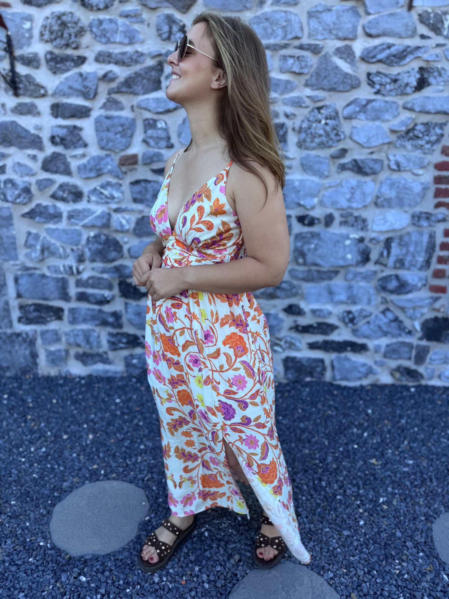 ROBE EVY - ORANGE