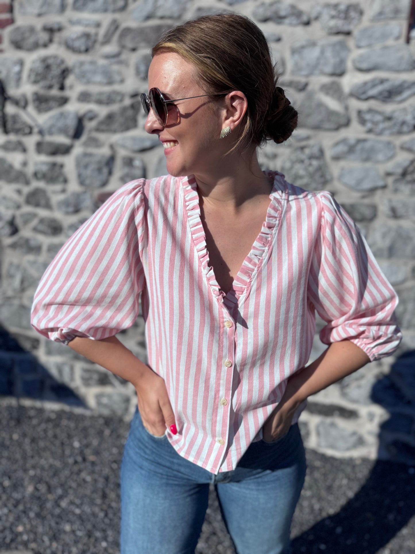 BLOUSE MAELLA - ROSE