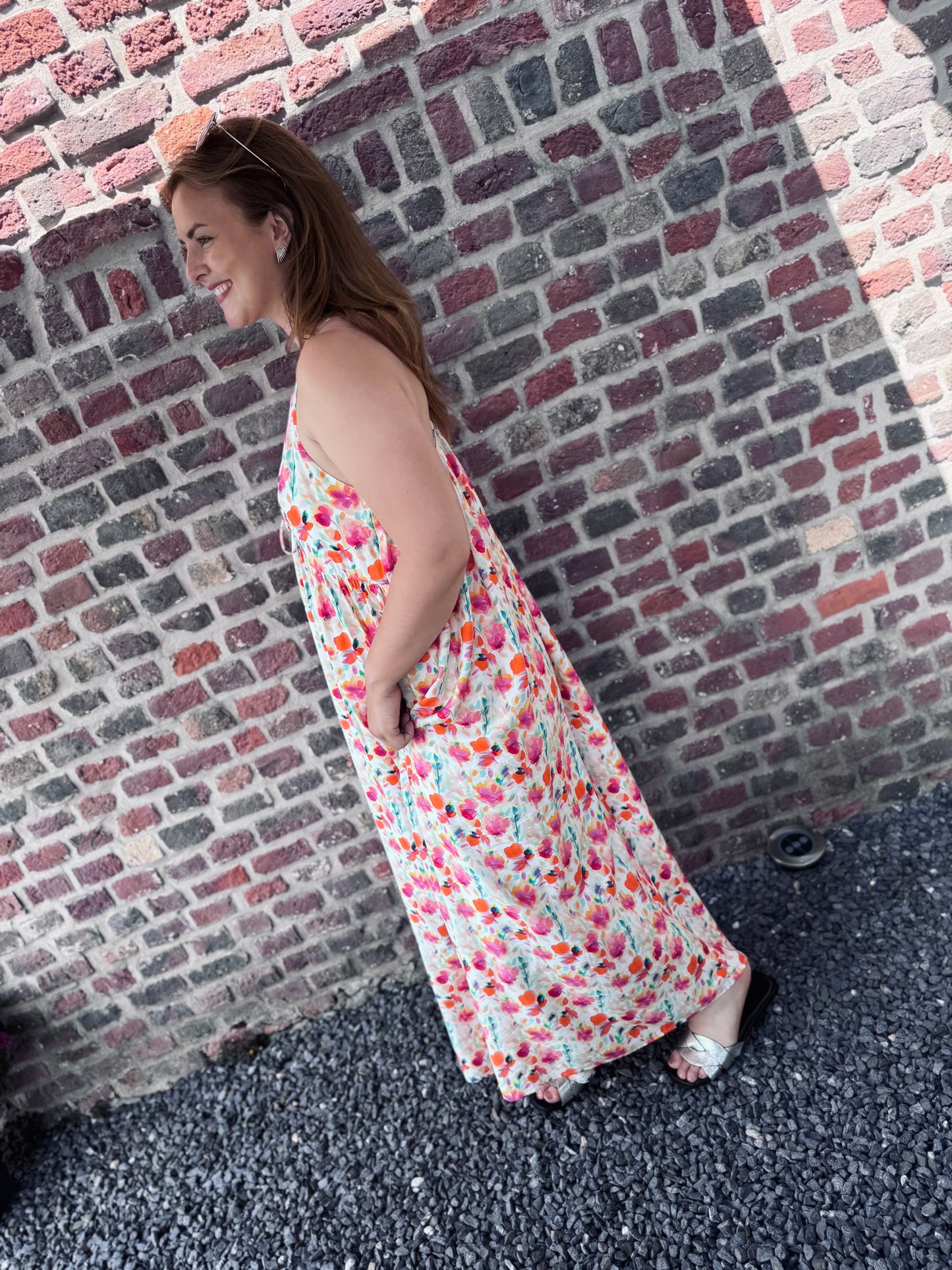 Robe longue Lana - Orange