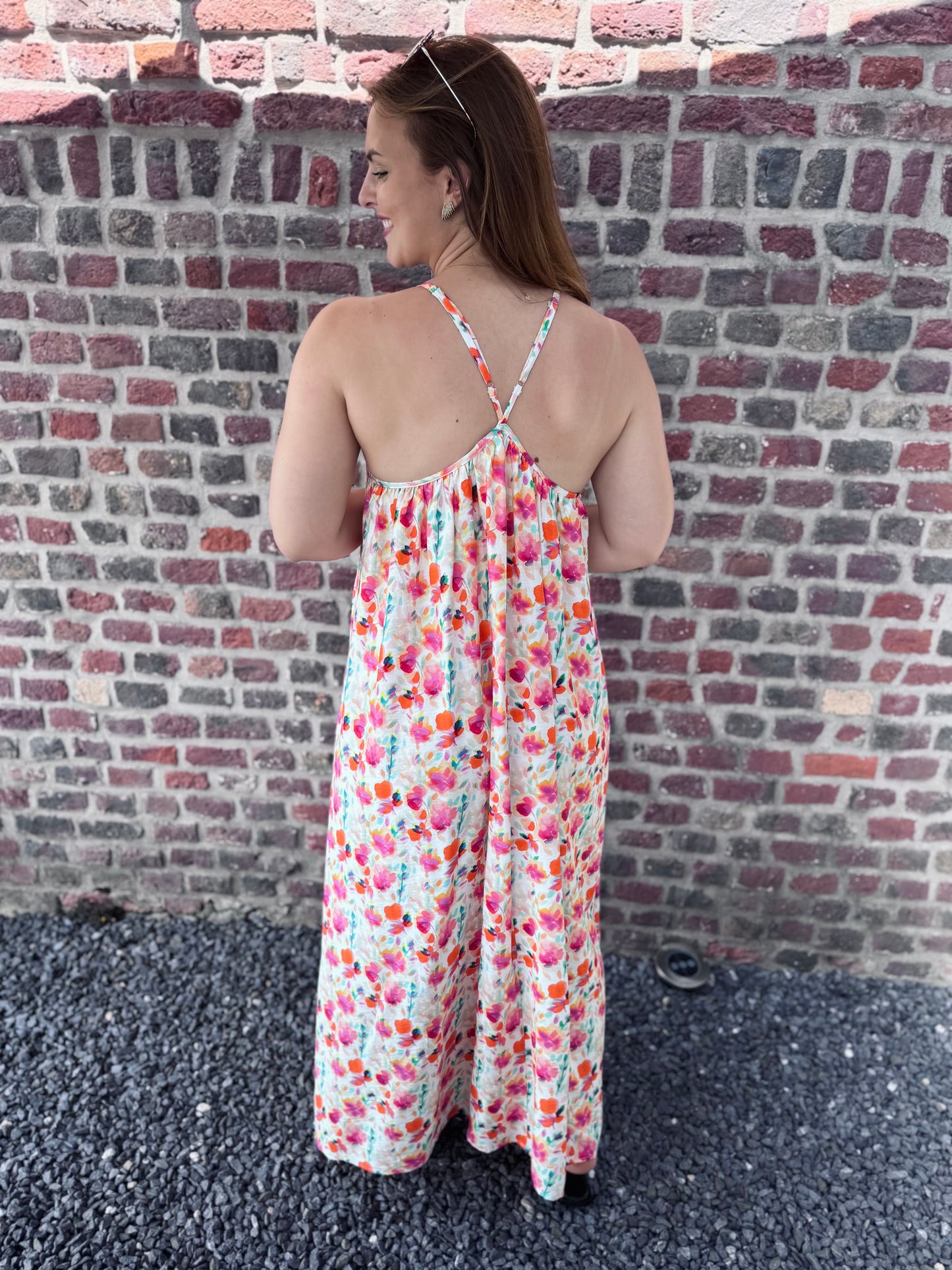 Robe longue Lana - Orange