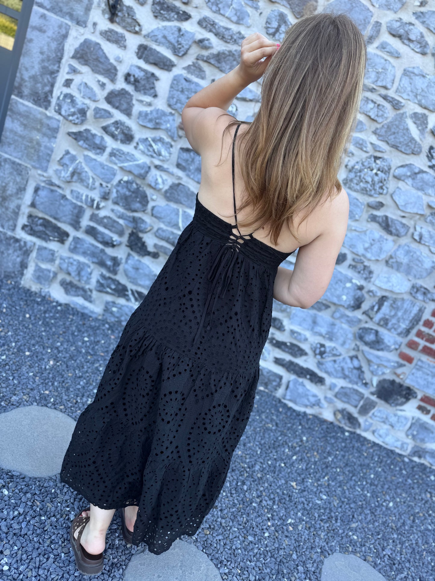 ROBE ALBANE - NOIR