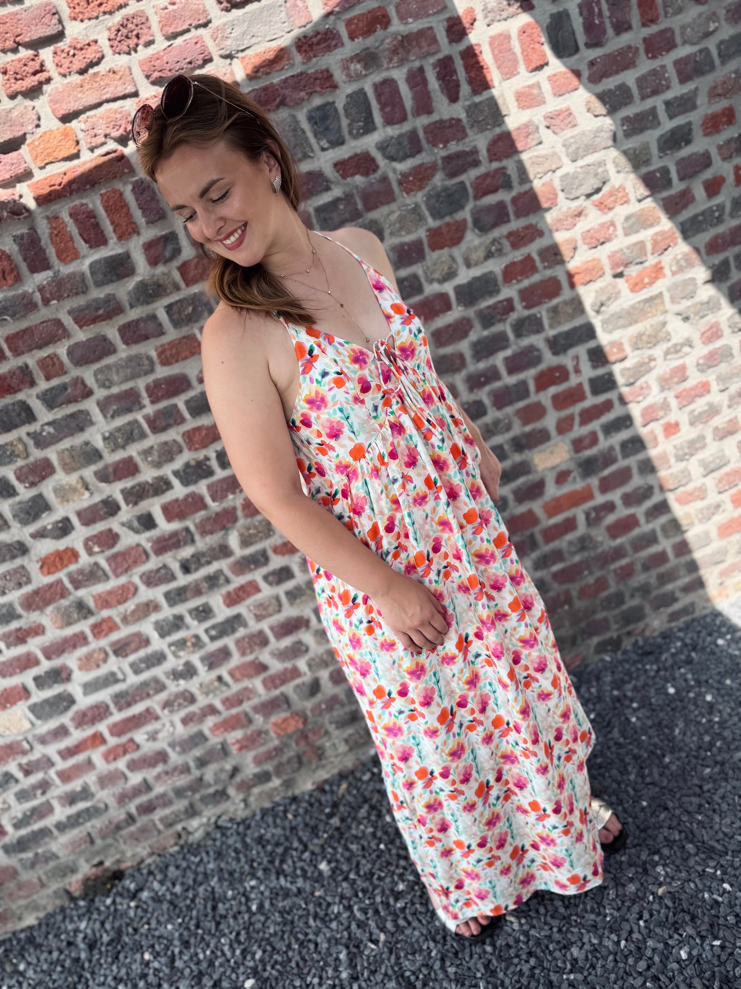 Robe longue Lana - Orange