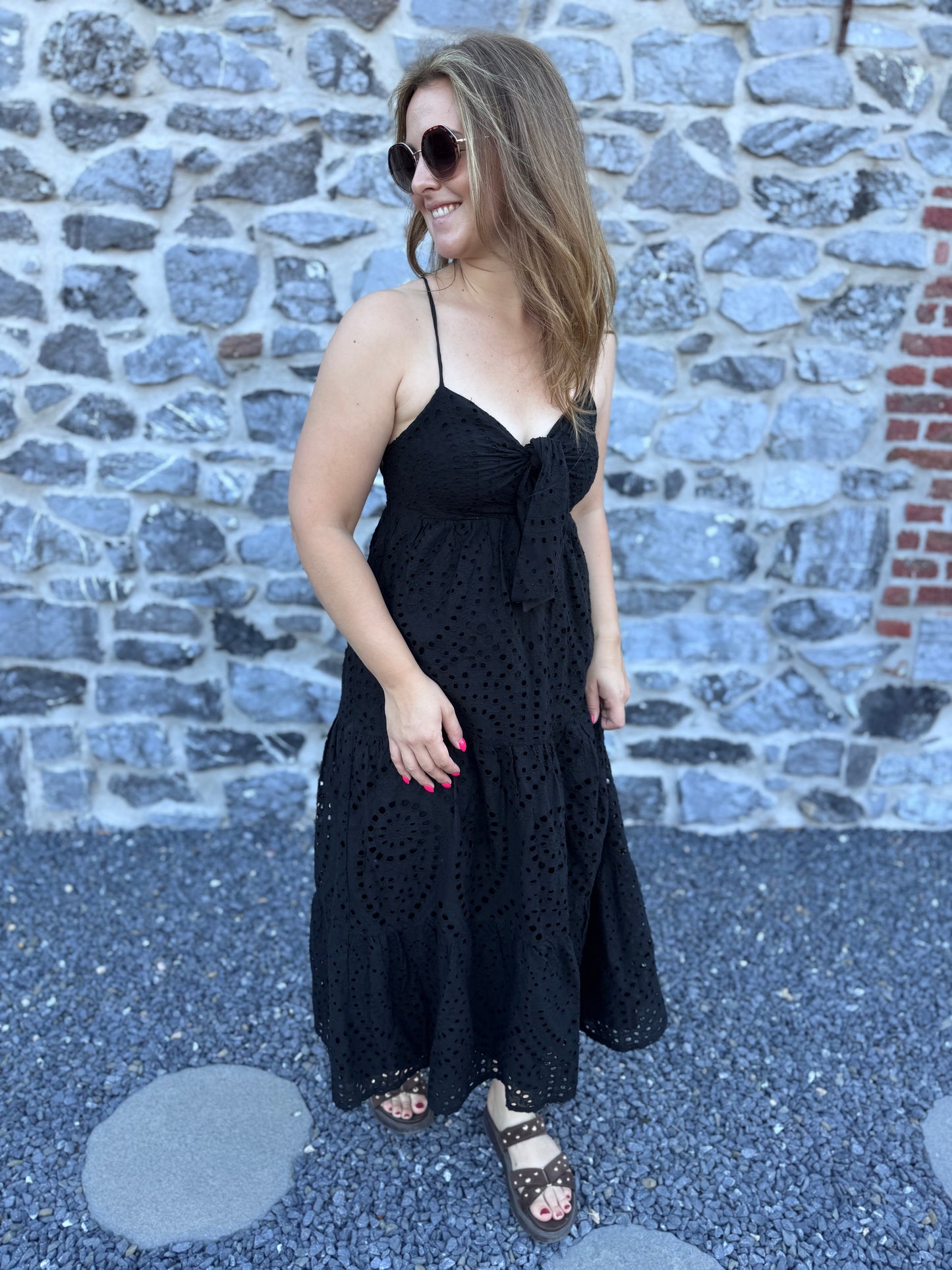 ROBE ALBANE - NOIR