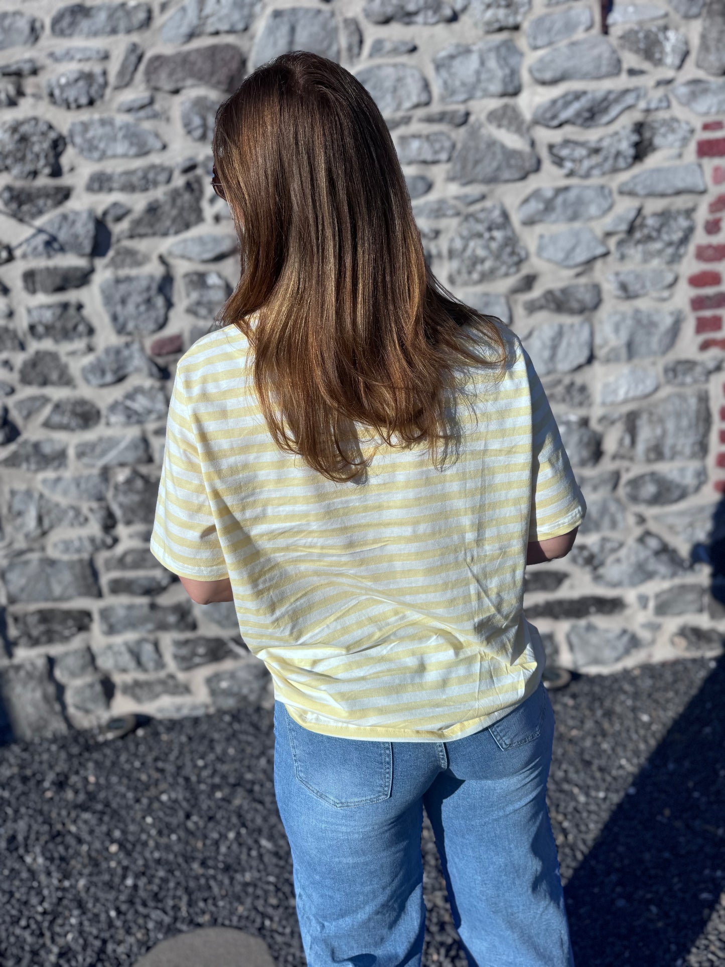 T-SHIRT OHLALA - JAUNE