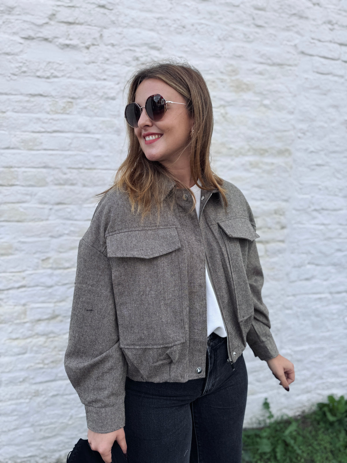VESTE SELENA - Marron