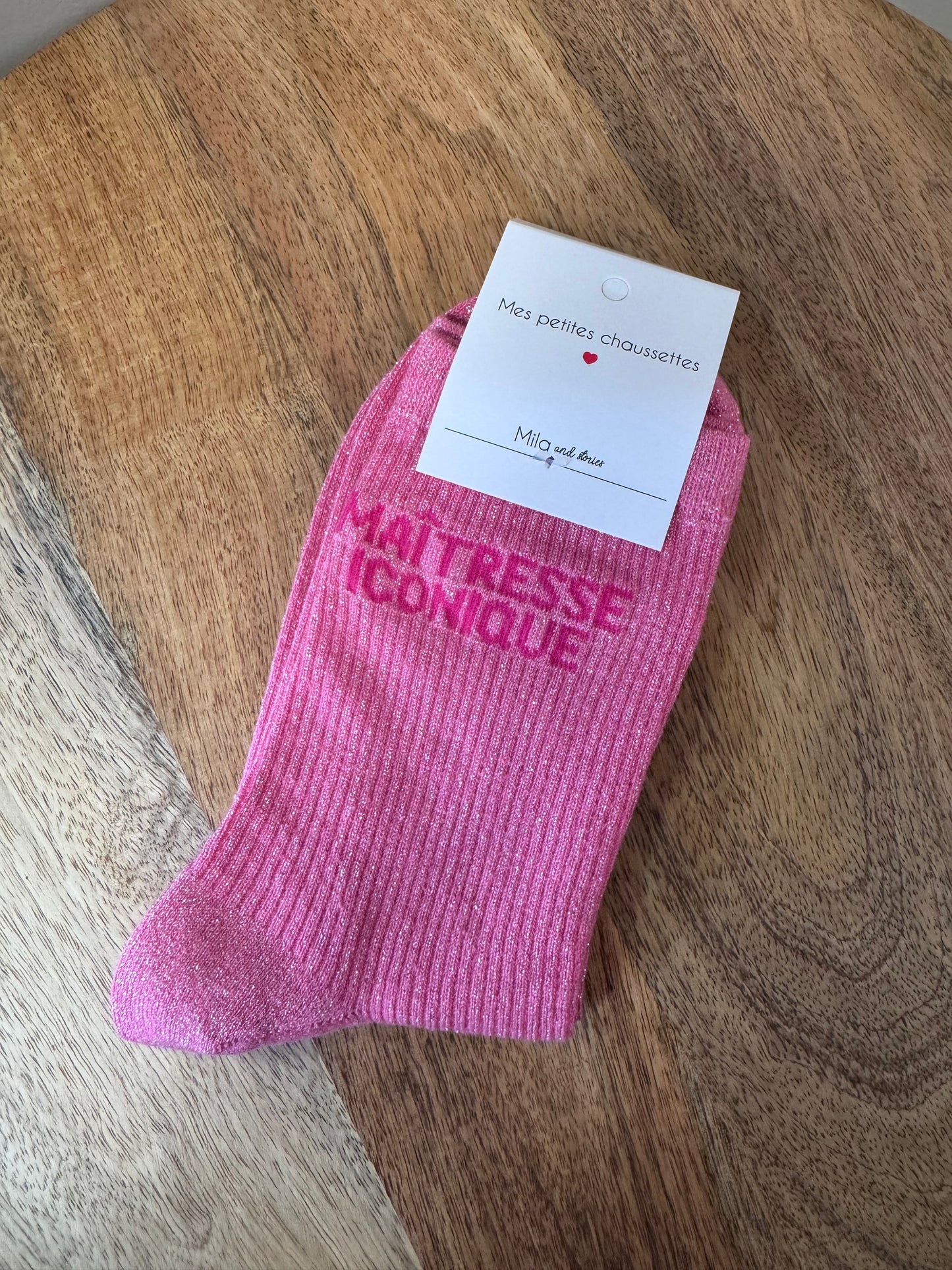 CHAUSSETTES A PAILLETTES - MAÎTRESSE ICONIQUE