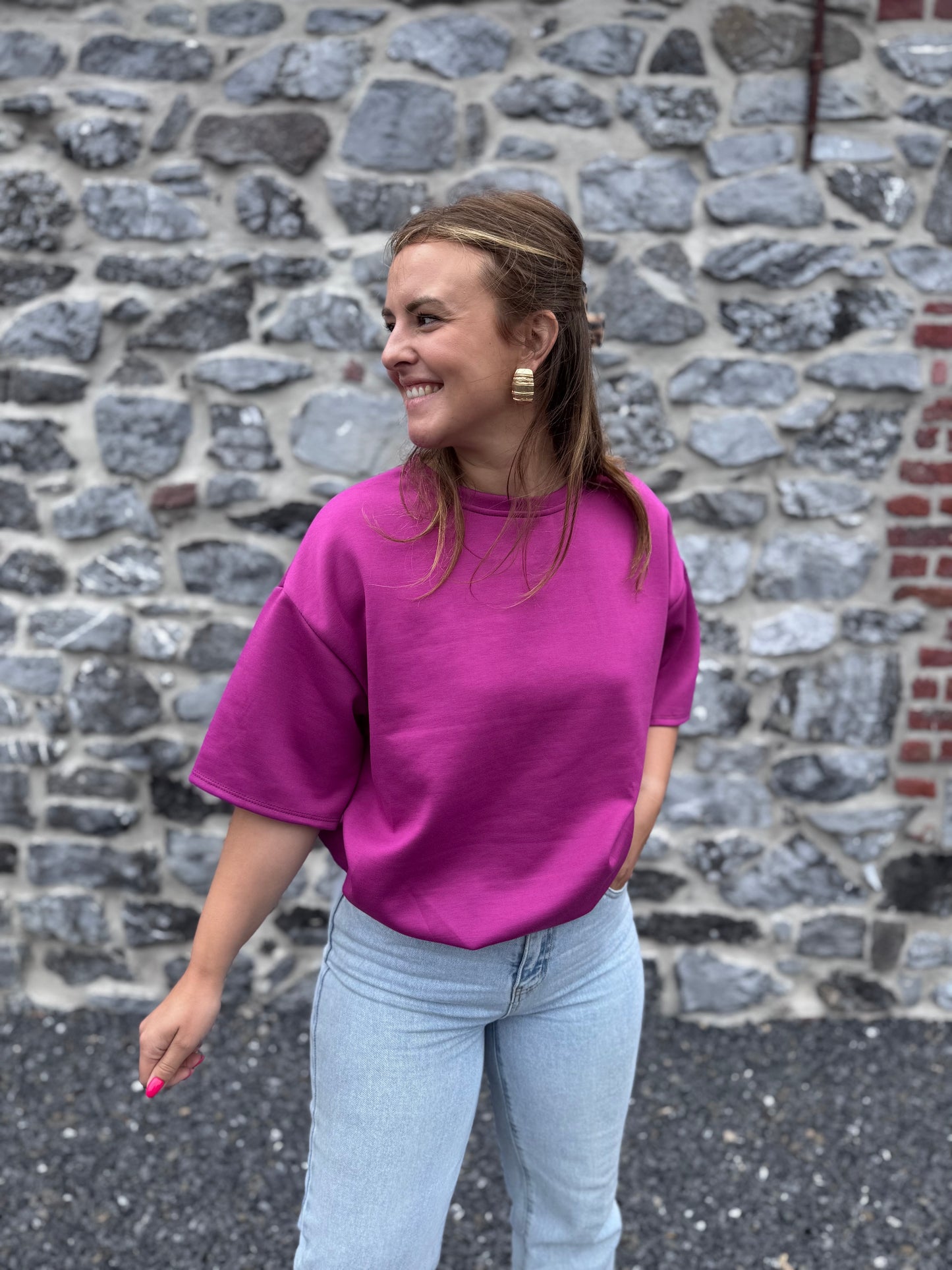 T-SHIRT DALIA - T-shirt violet