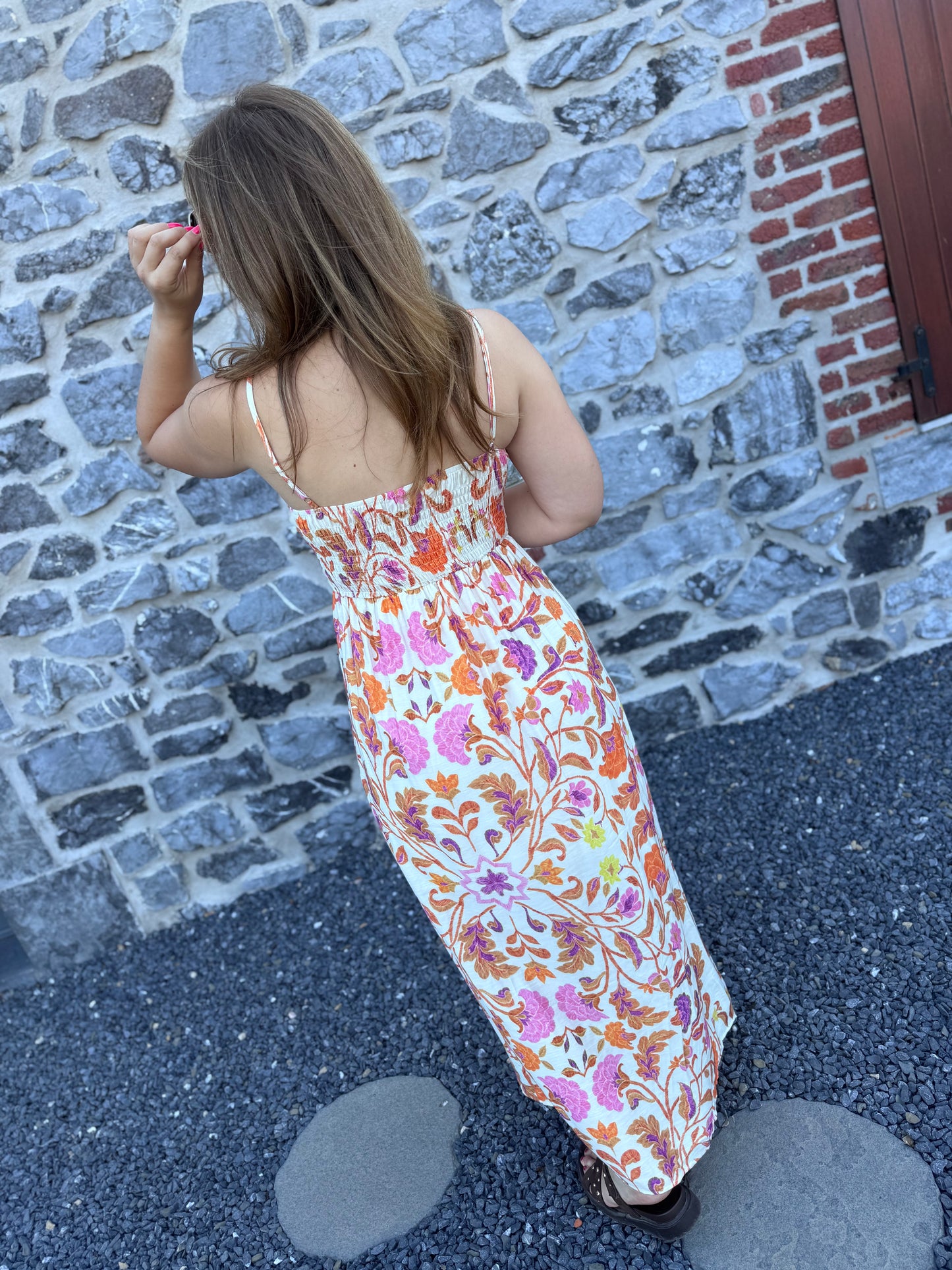 ROBE EVY - ORANGE