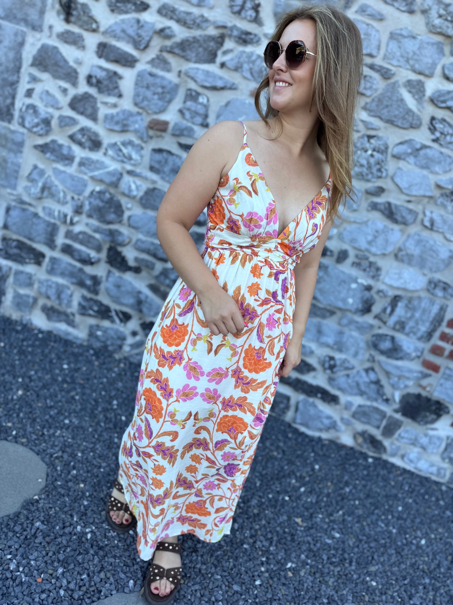 ROBE EVY - ORANGE