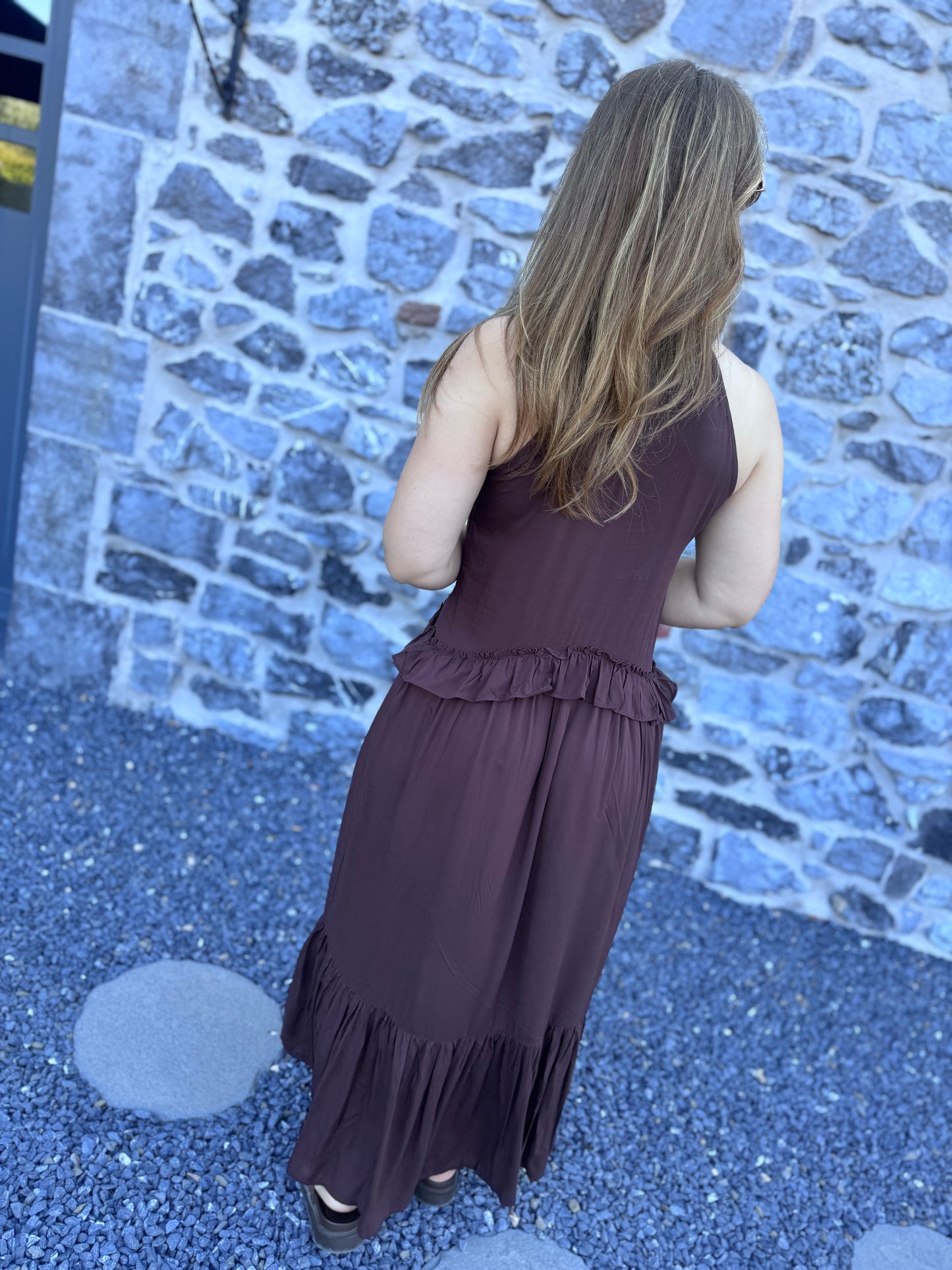 ROBE ÉLINE - CHOCOLAT