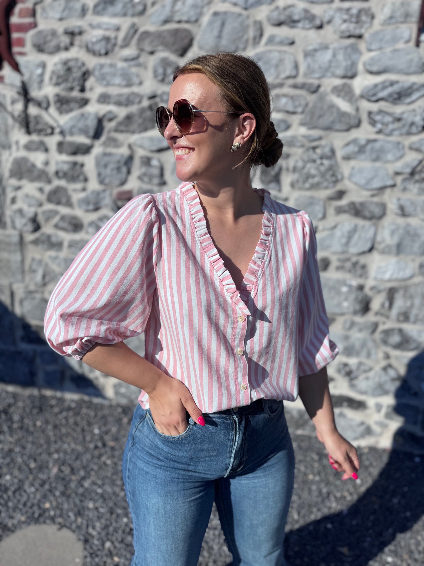 BLOUSE MAELLA - ROSE