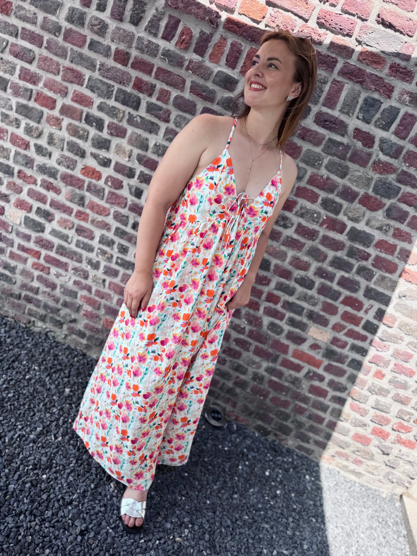 Robe longue Lana - Orange