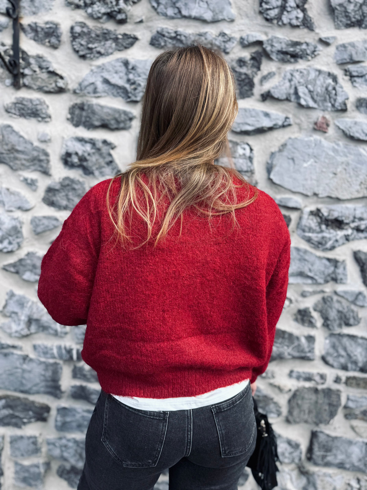 GILET LÉON - Rouge