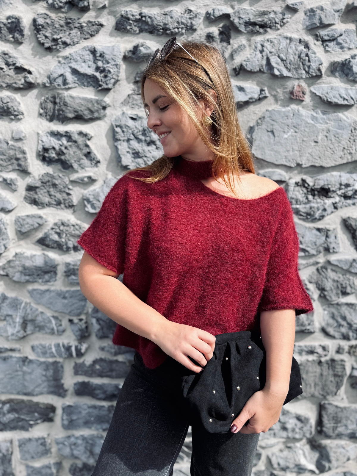PULL LIZA - Rouge
