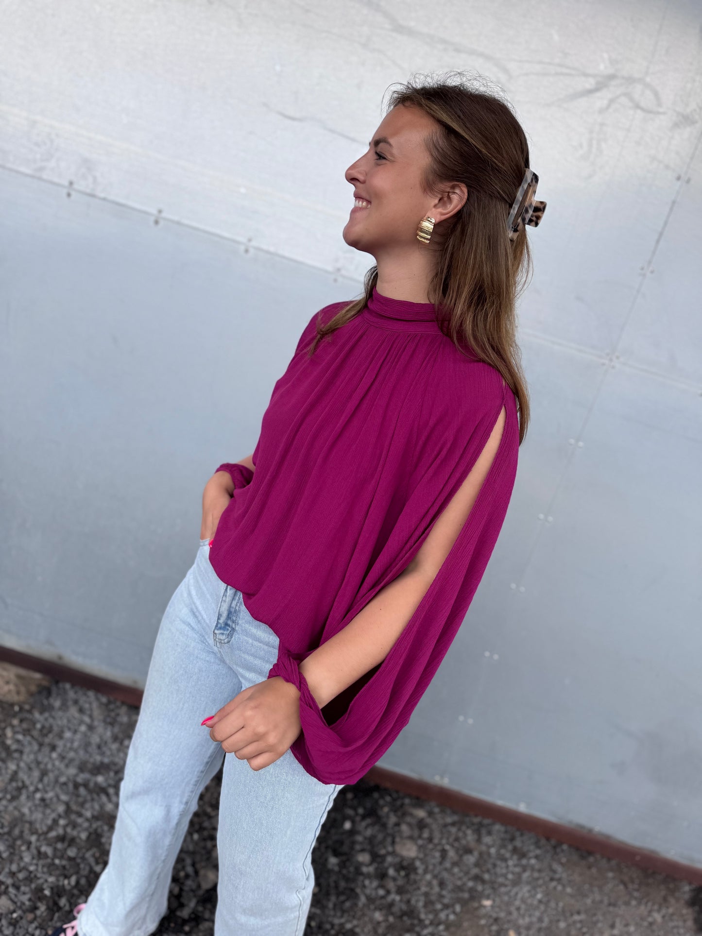 BLOUSE ANA - Blouse violet